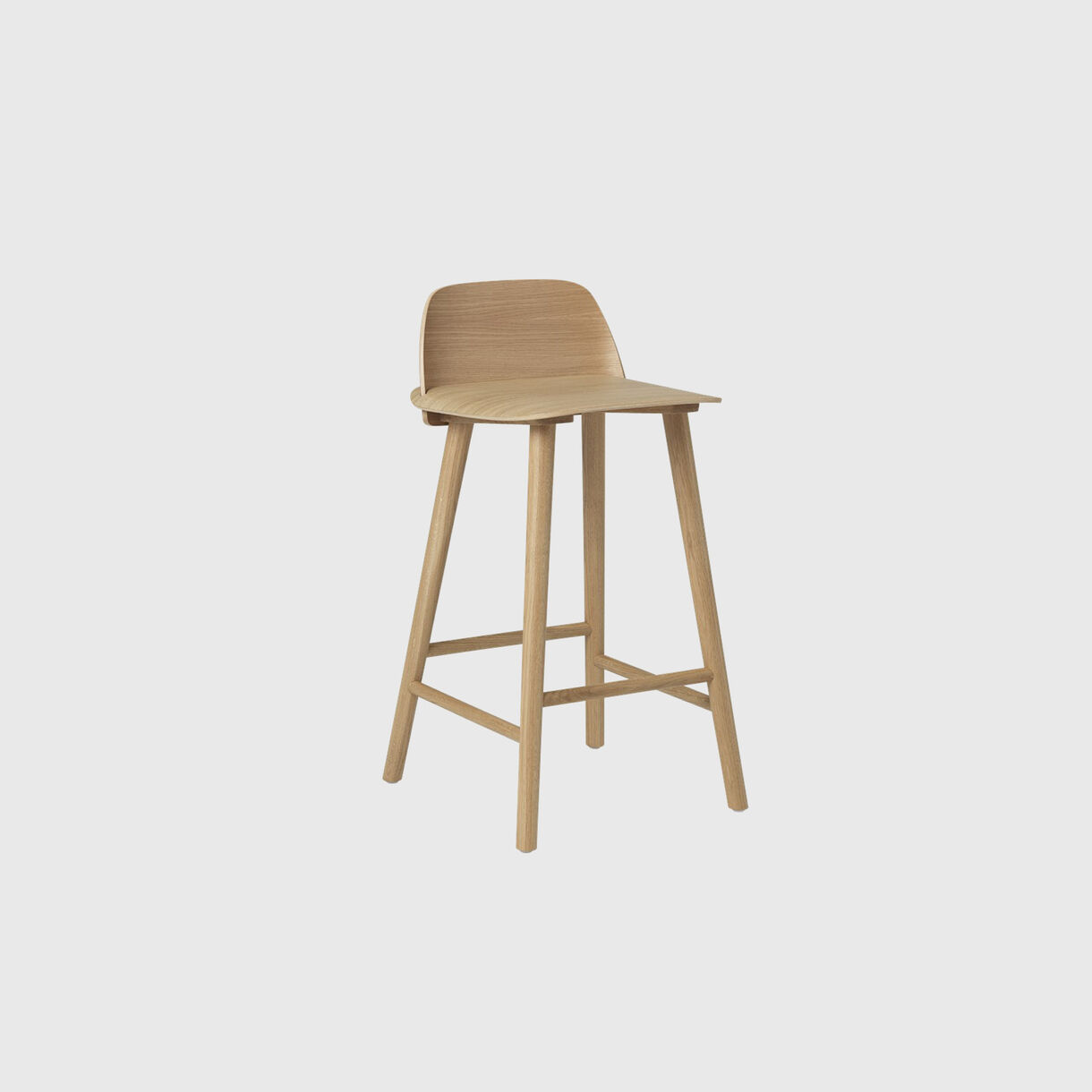 Nerd Counter Stool, Oak