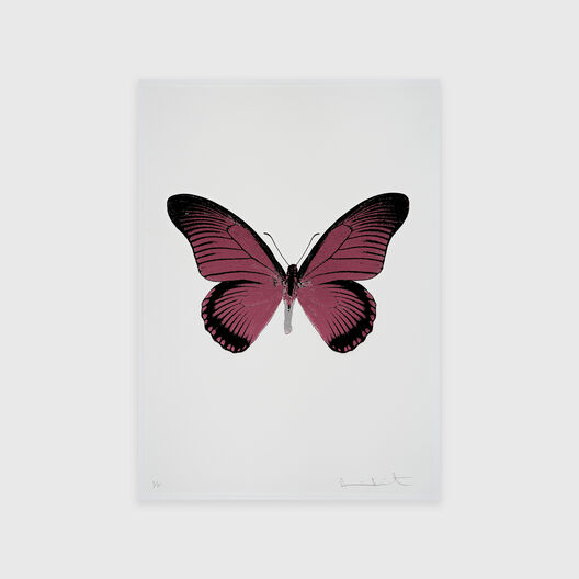 The Souls IV – Loganberry Pink / Raven Black / Silver Gloss (2010) - Damien Hirst
