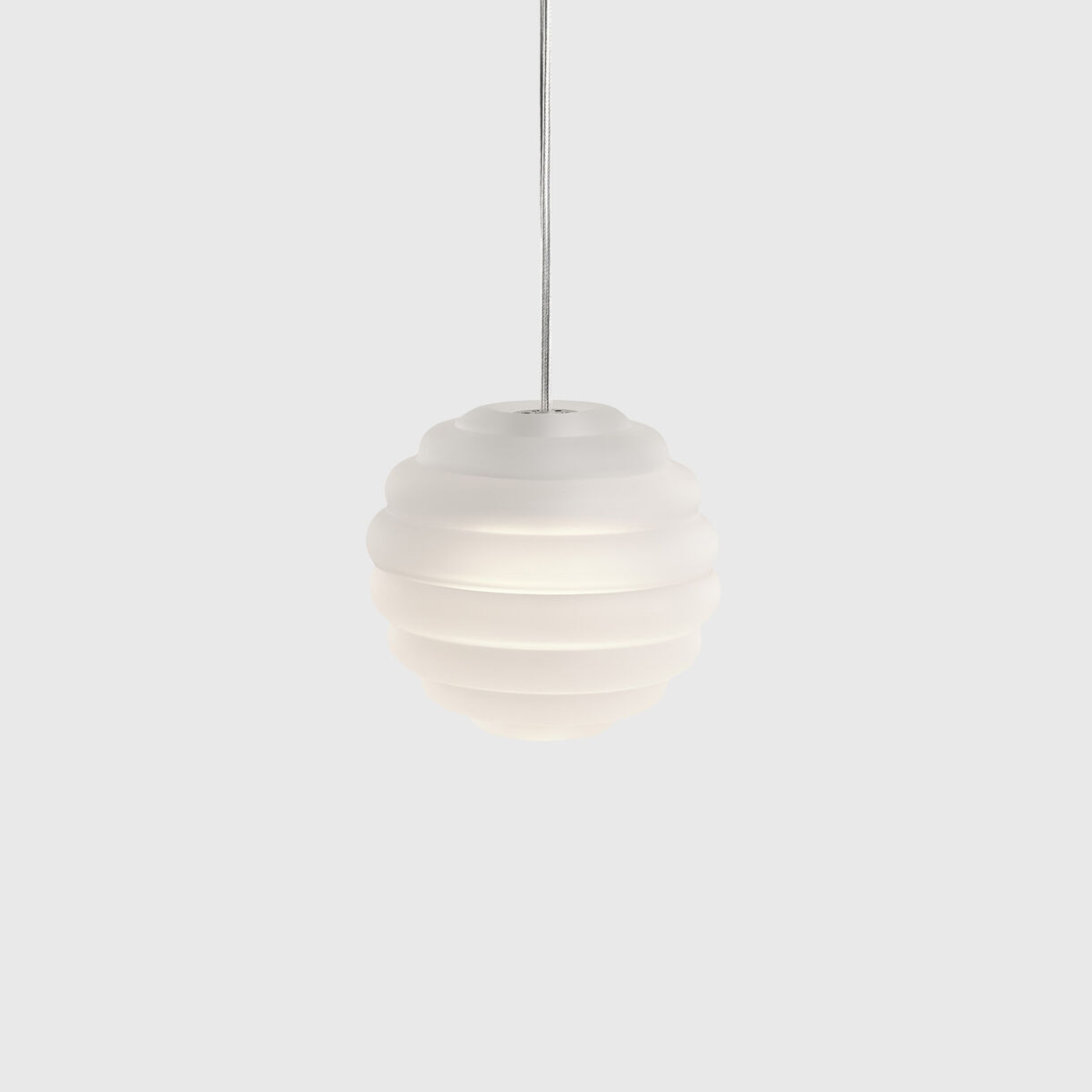 Press Frosted Sphere Pendant, Mini