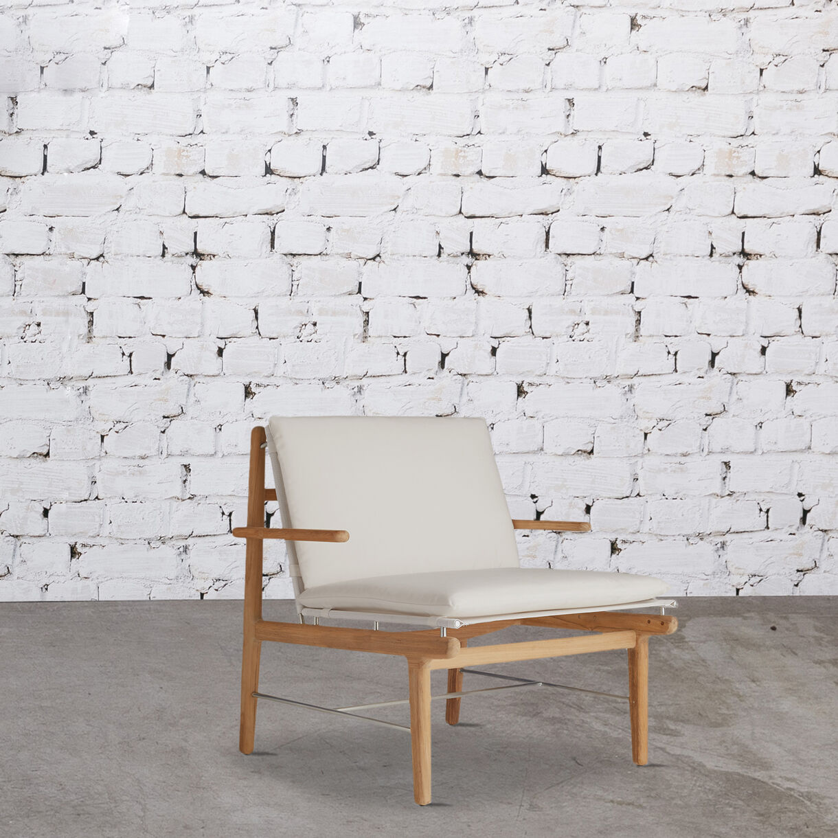 LEX5608, Finn Lounge Chair, White