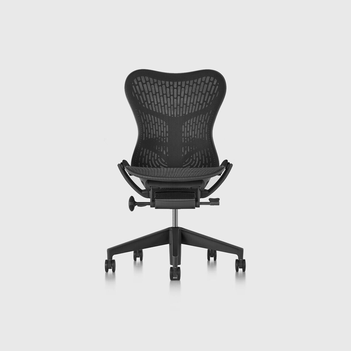Mirra 2 Work Chair - Butterfly Suspension Graphite, Graphite Base & Frame - No Arms