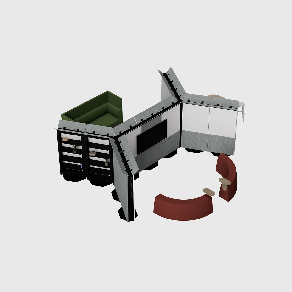 Agile Wall Dogbone Configuration