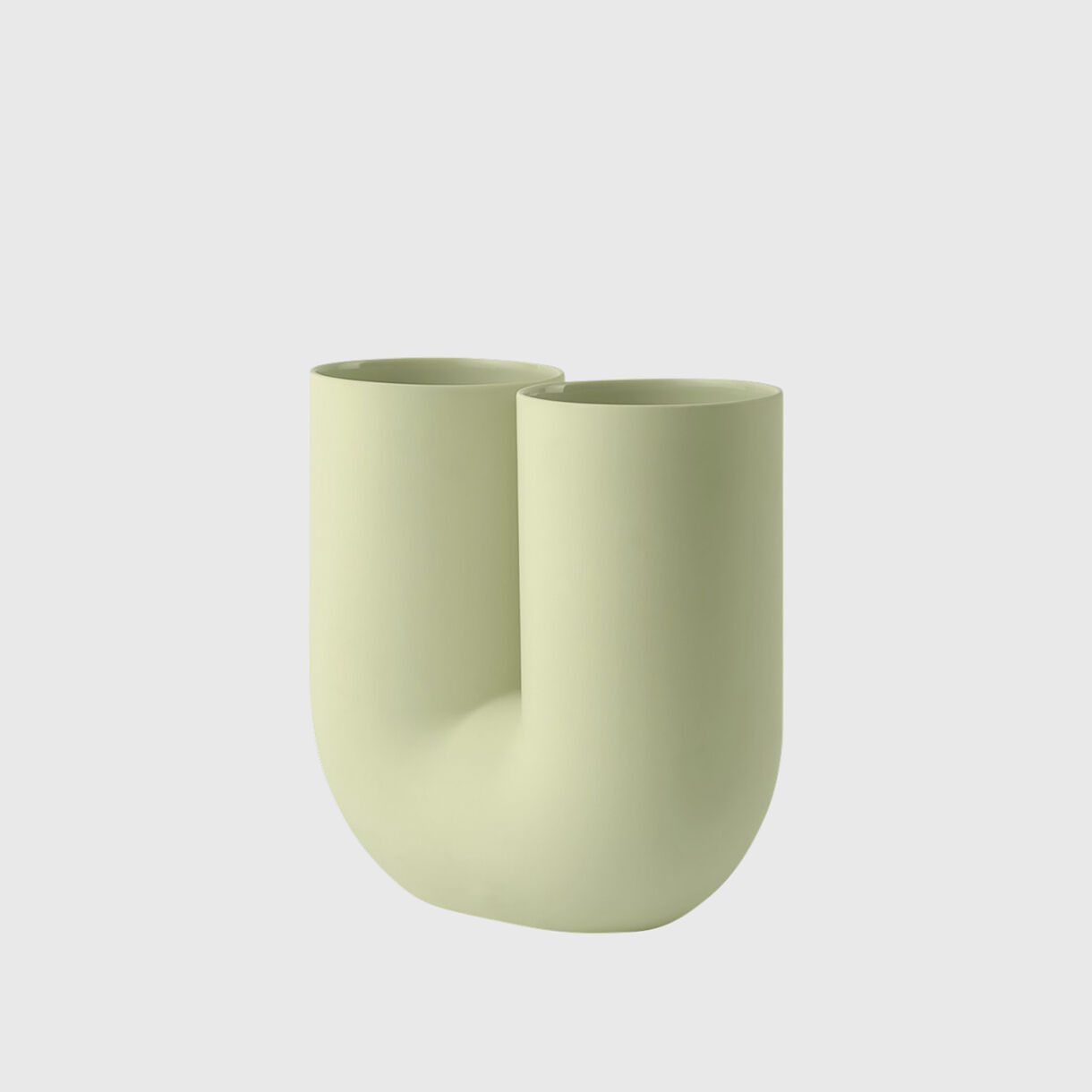 Kink Vase, 26cm, Light Green