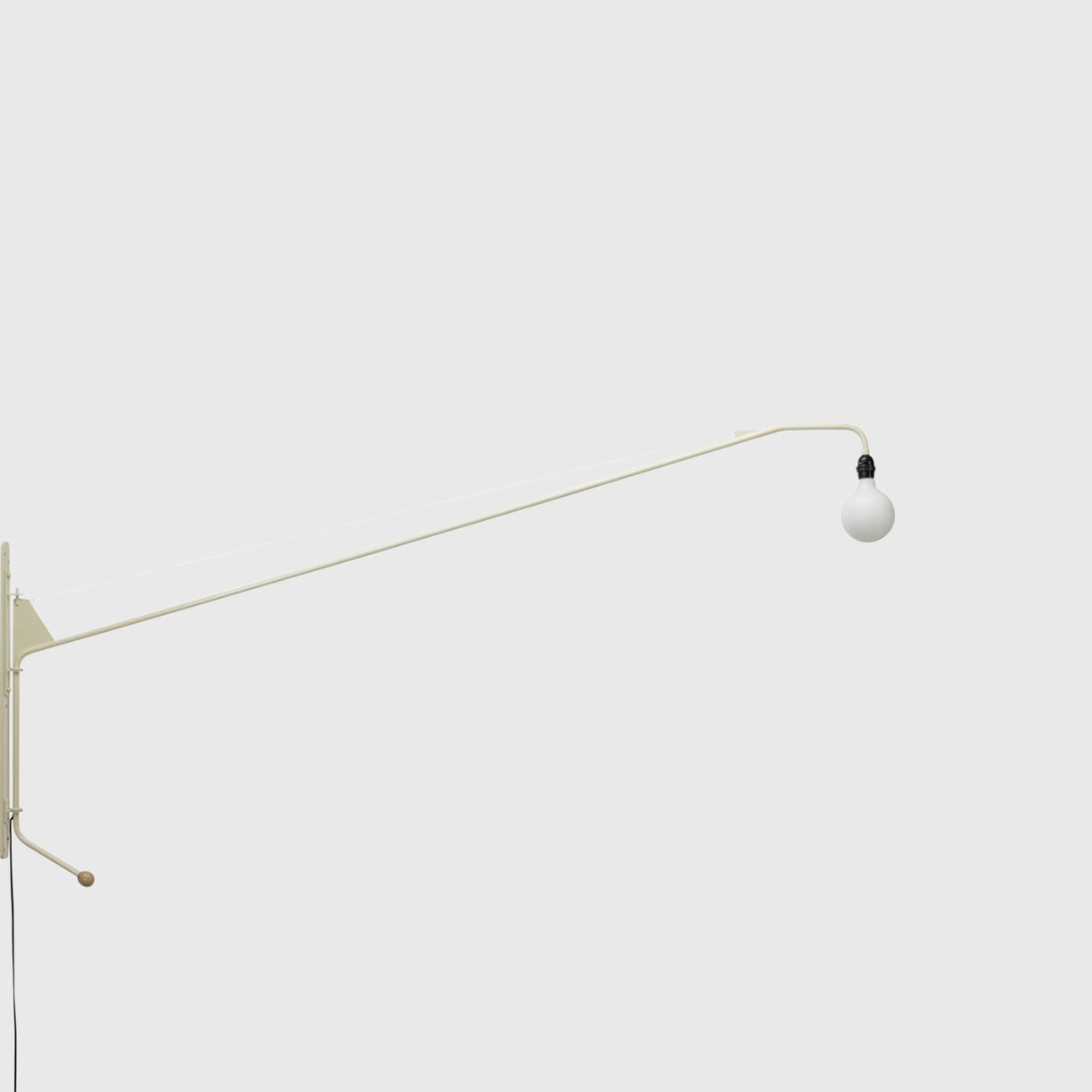 Petit Potence Wall Lamp, Ecru