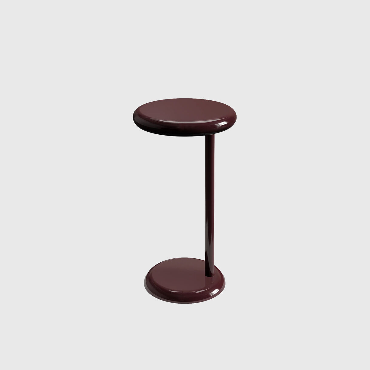 Spot Side Table, Burgundy