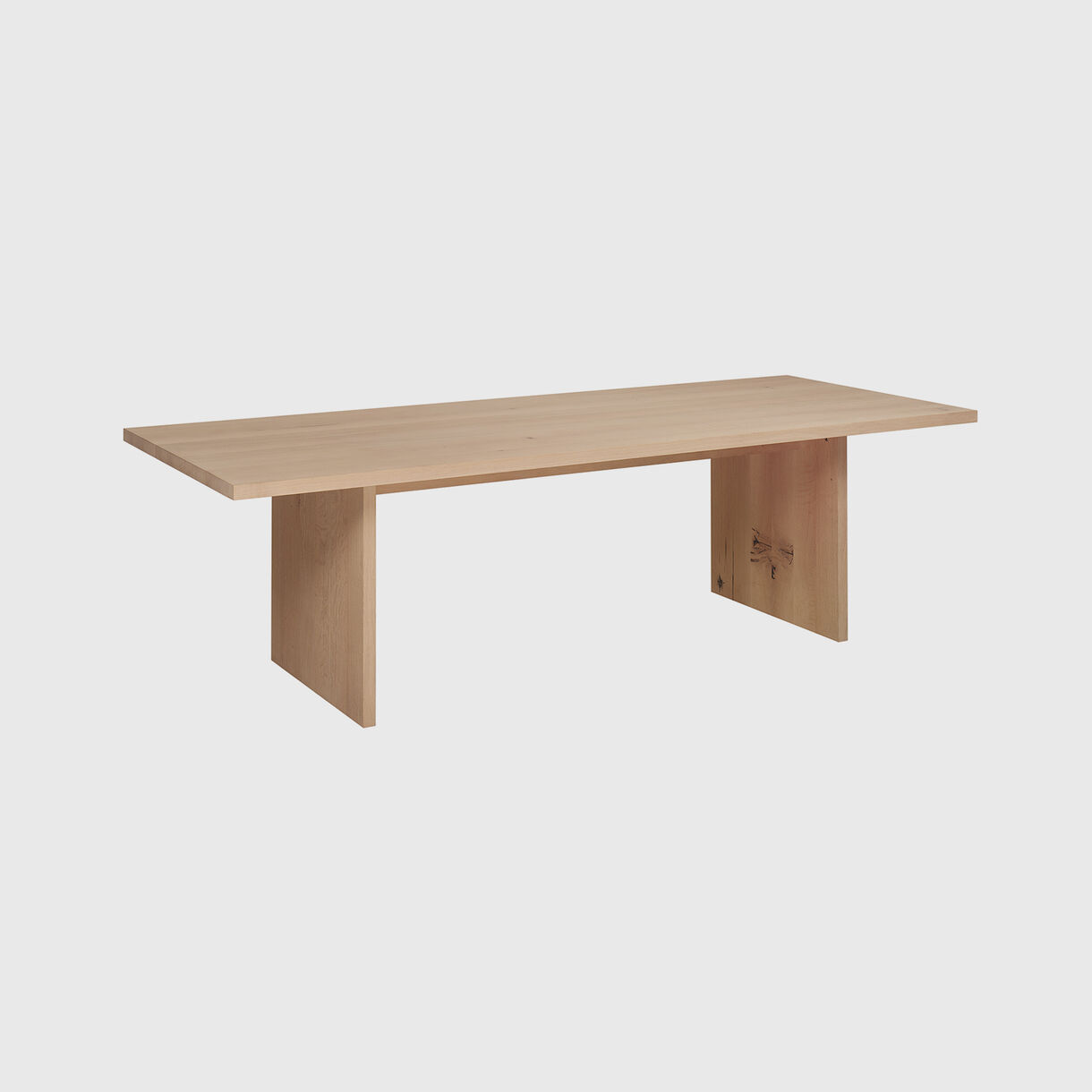 Ashida Table, European Oak White Pigment Waxed