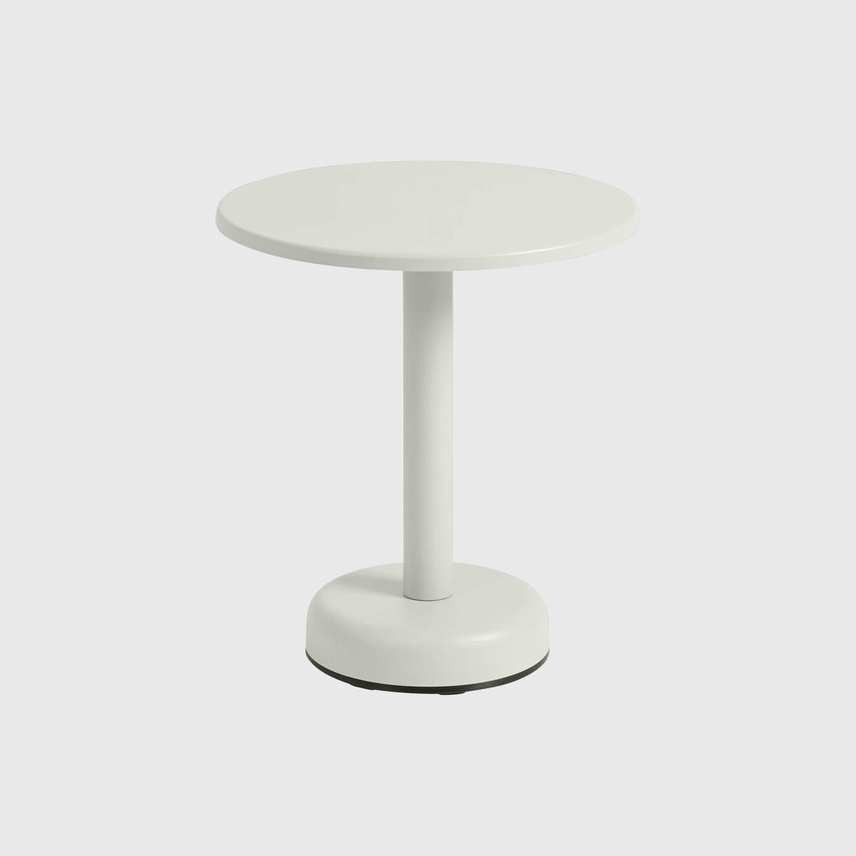Linear Steel Side Table, Grey