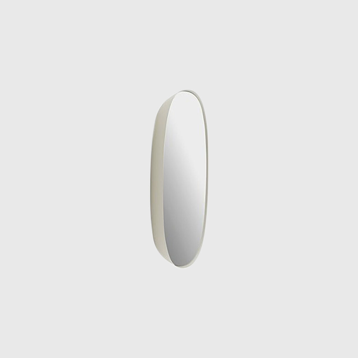 Framed Mirror, Extra Small, Grey