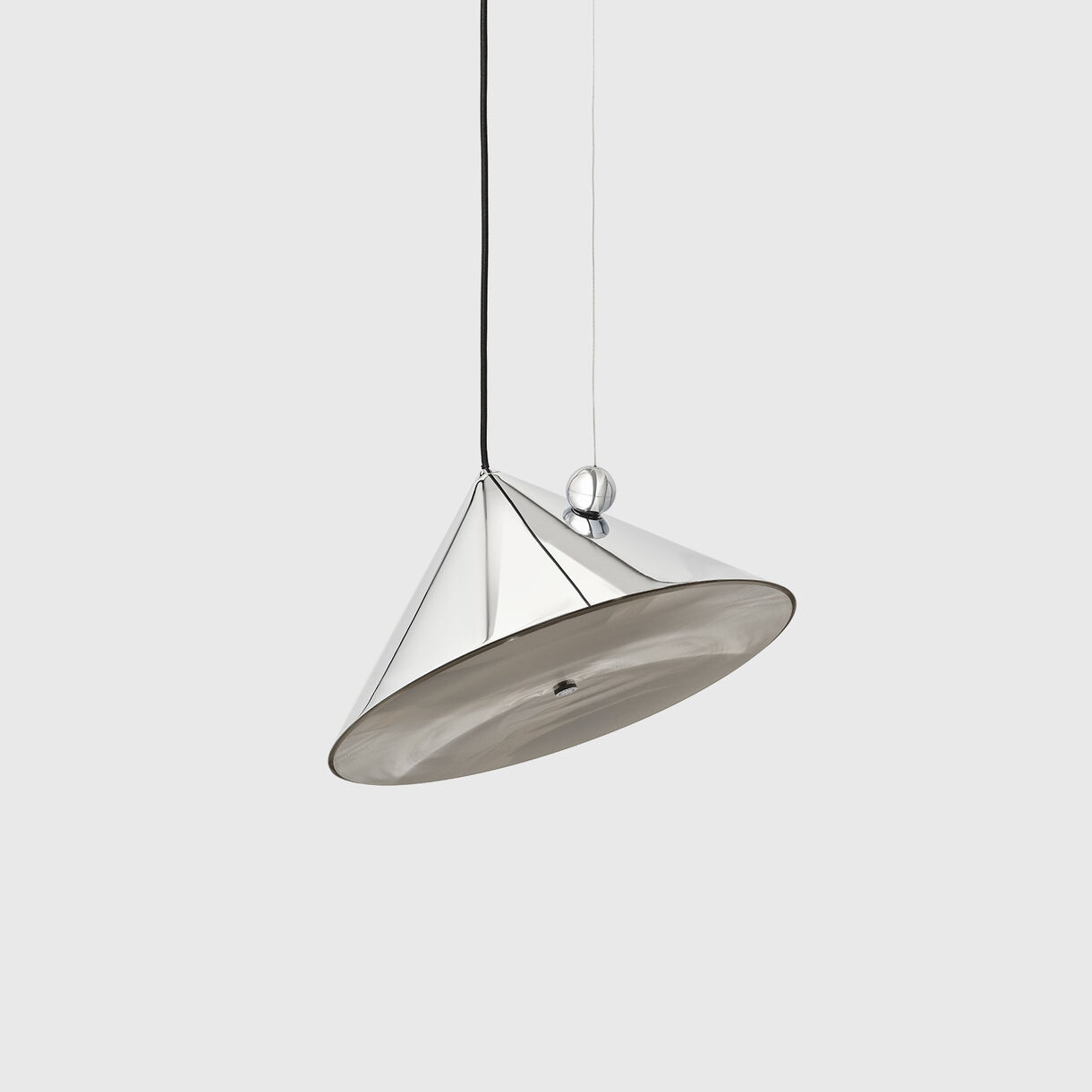 Pose Pendant Light, Silver, Large