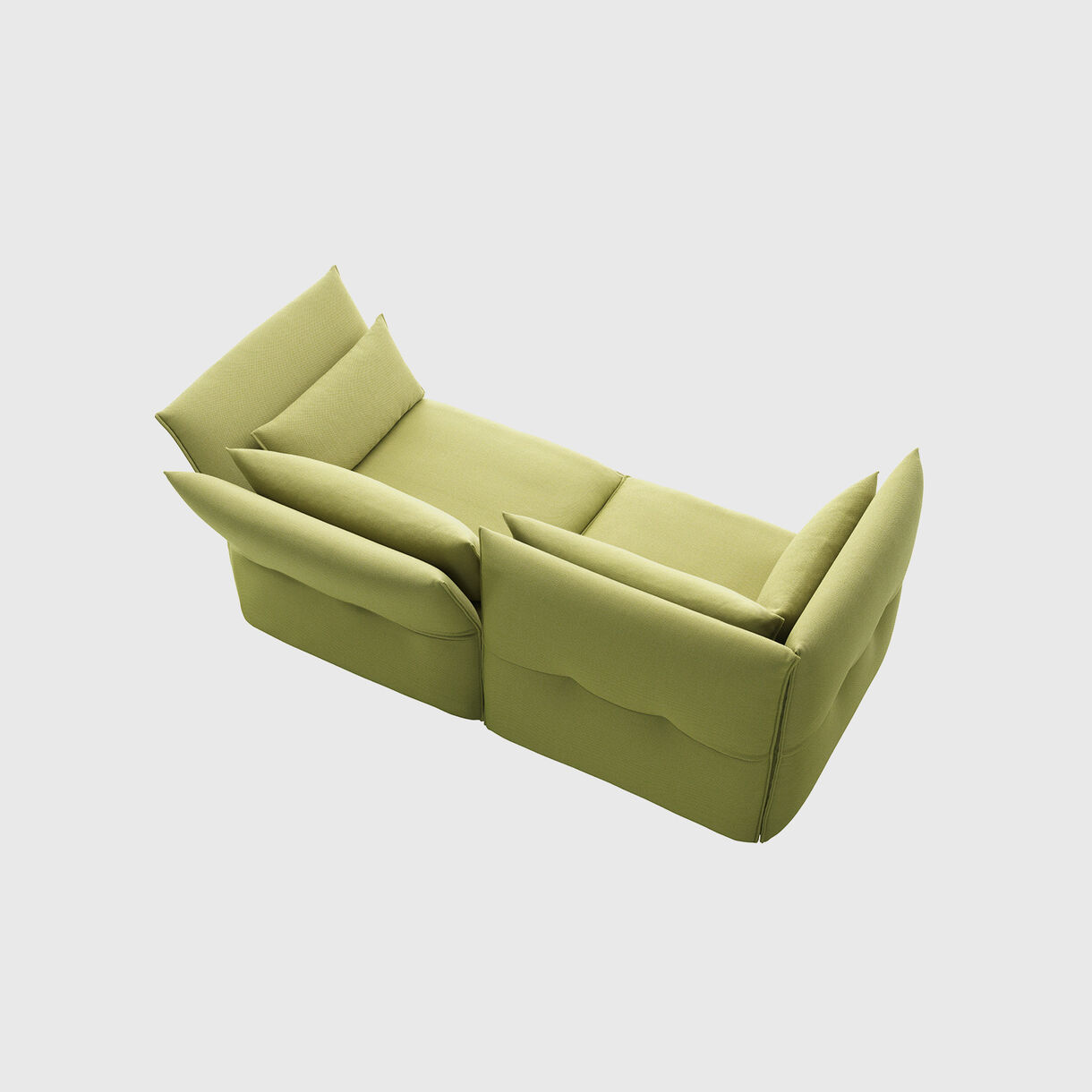 Mariposa Sofa, 2.5 Seater, Sand Avocado