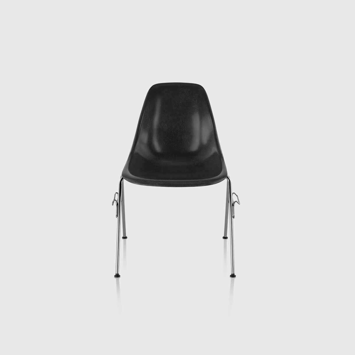 Eames Moulded Fibreglass Side Chair, Stacking Base