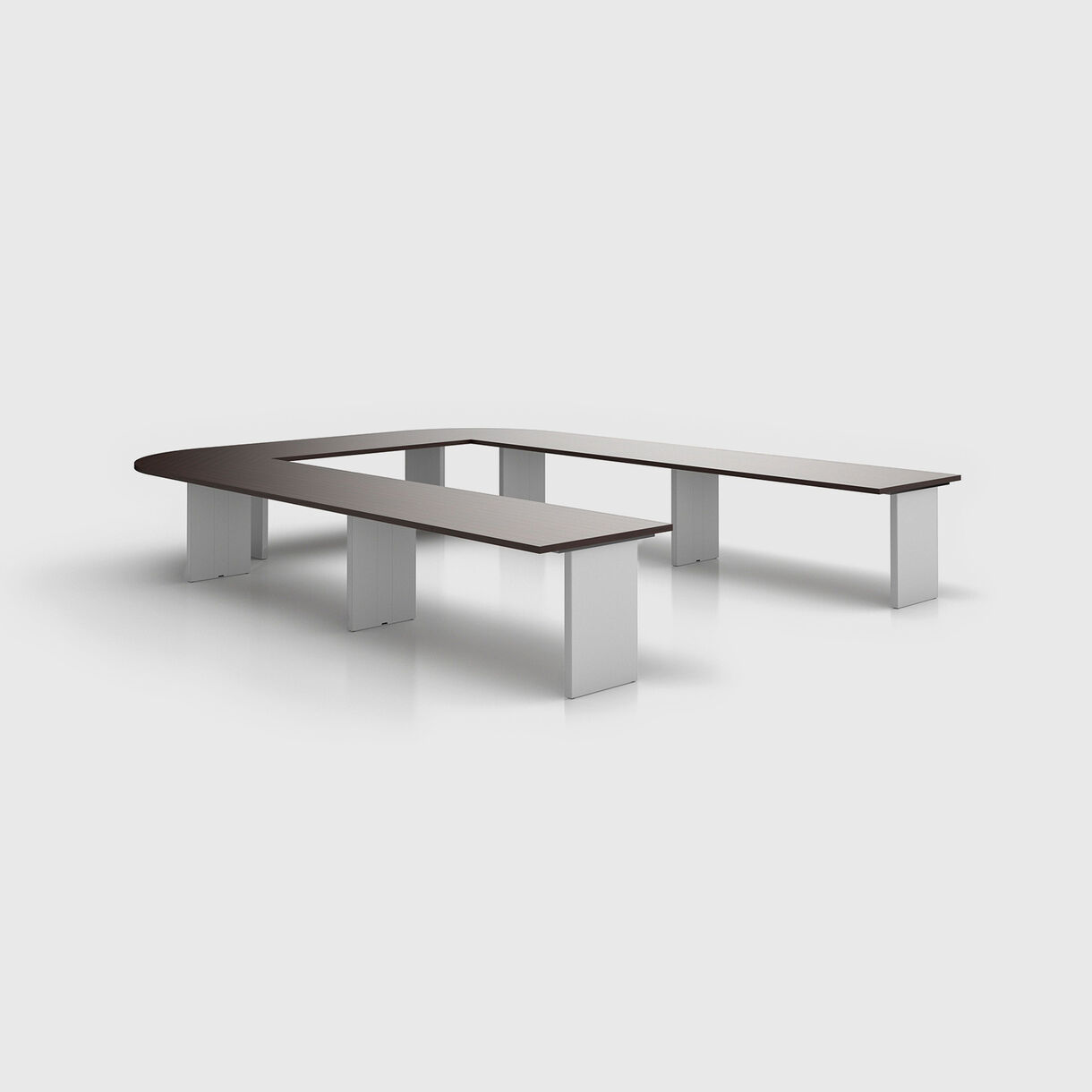 Frame Lite Conference Table, Panel Legs