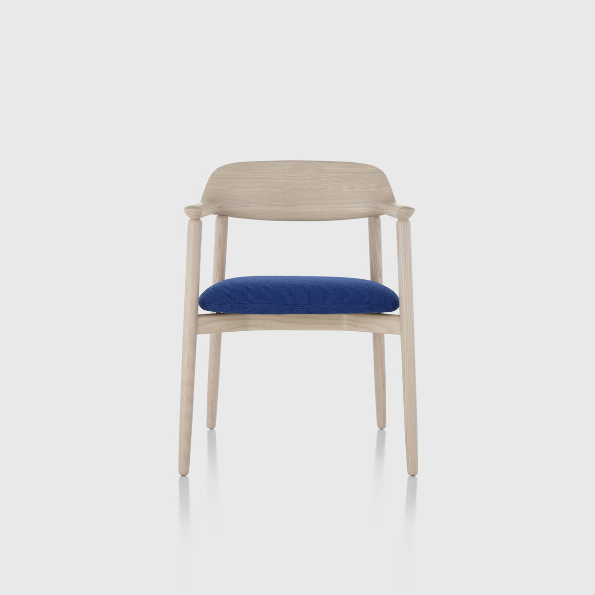 Crosshatch Side Chair, White Ash