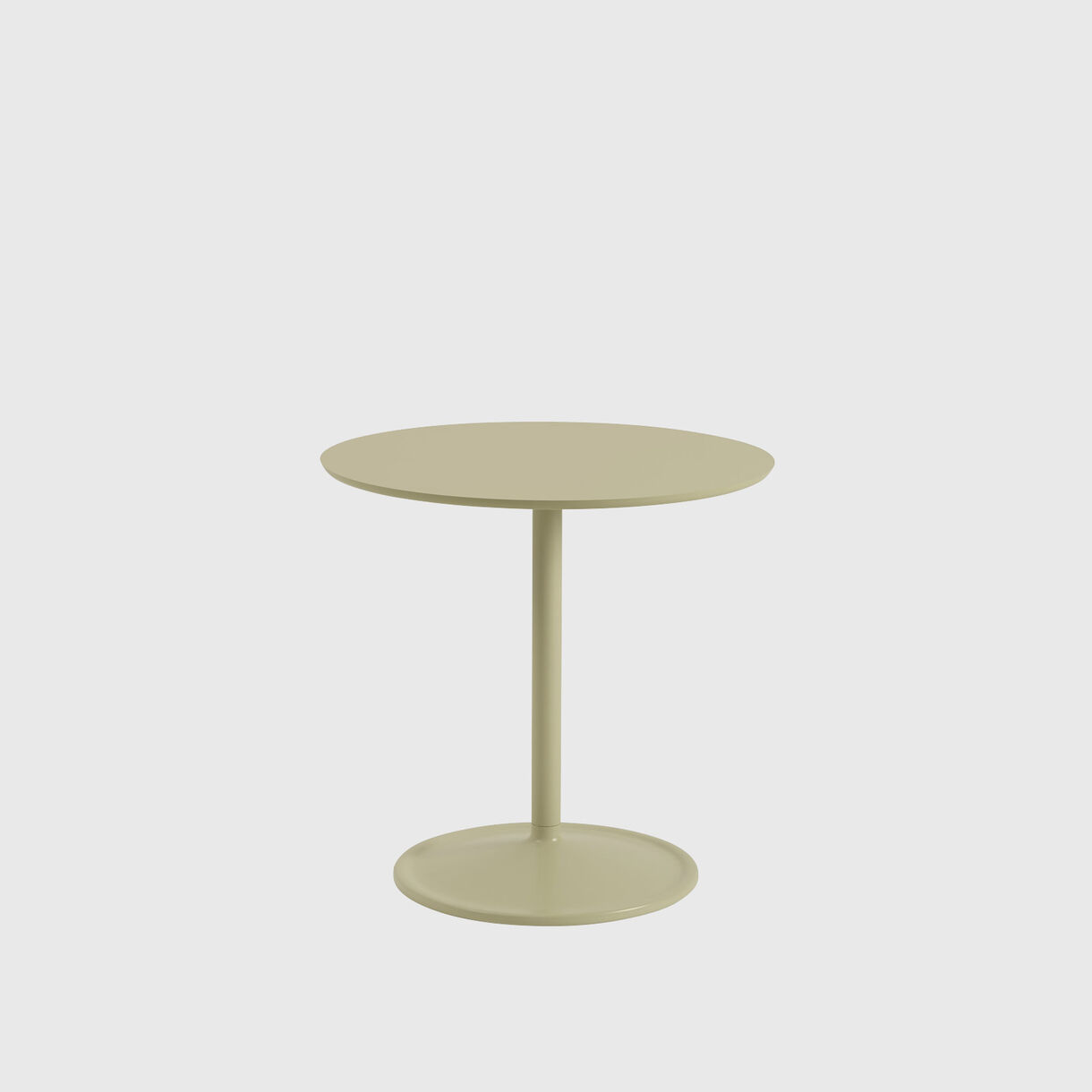 Soft Cafe Table, Round 75x73, Beige Green