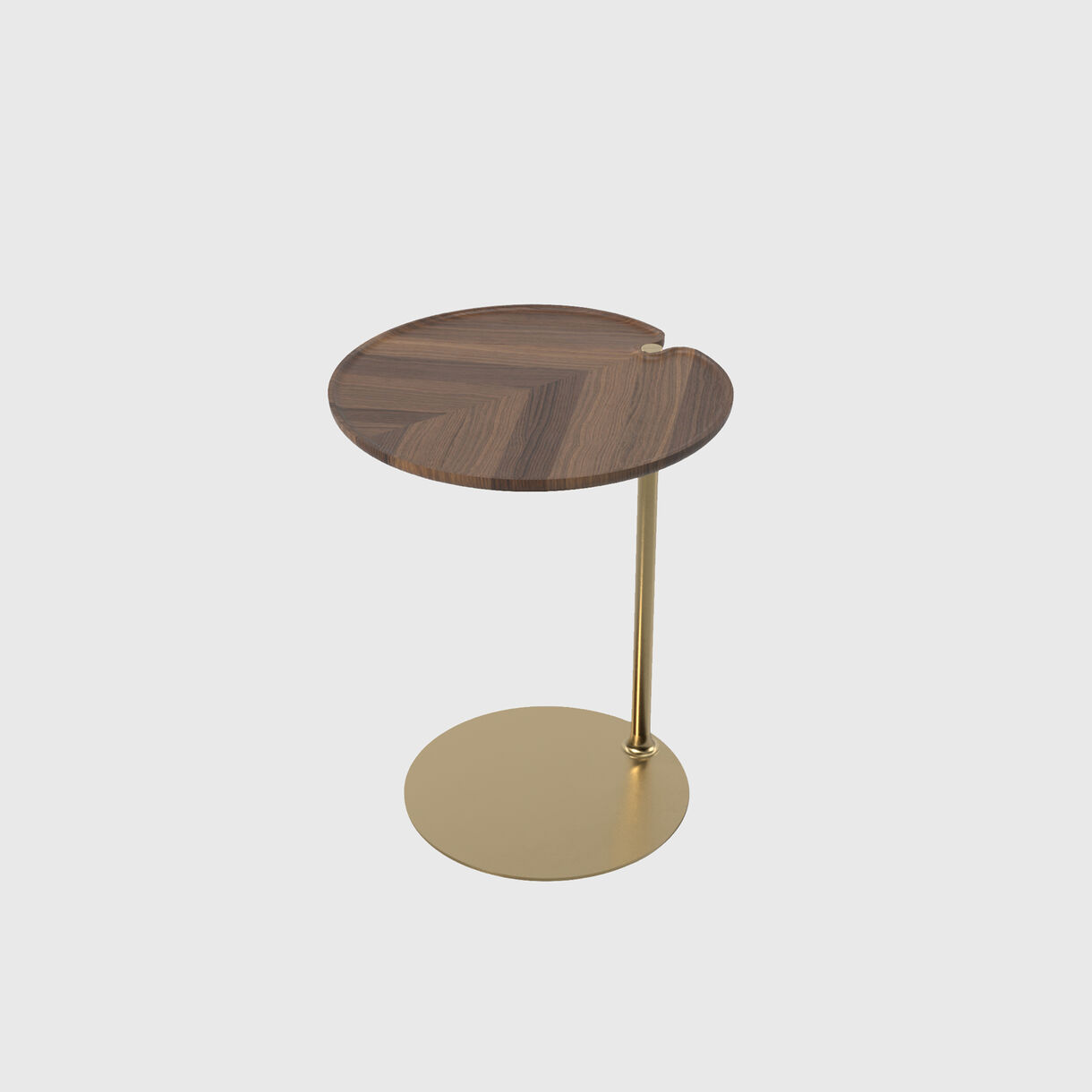 Leaf-1 Side Table, Walnut