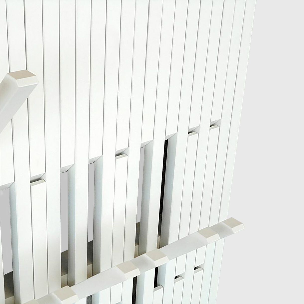 Piano Coat Rack, Small, Beech White