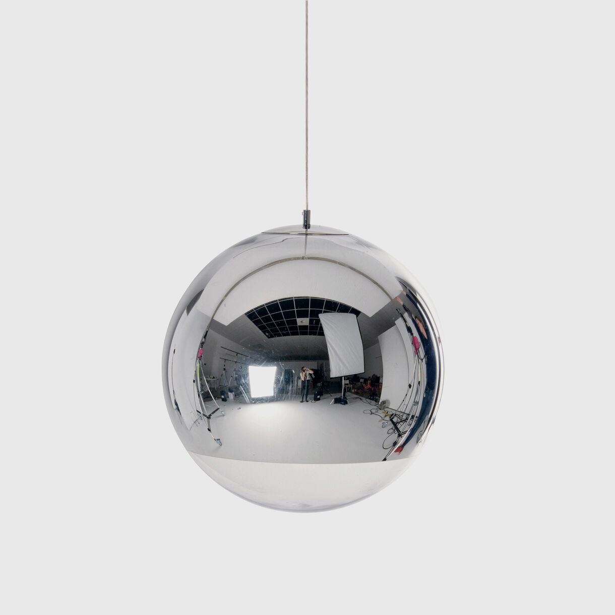 Mirror Ball Pendant 500mm, Chrome