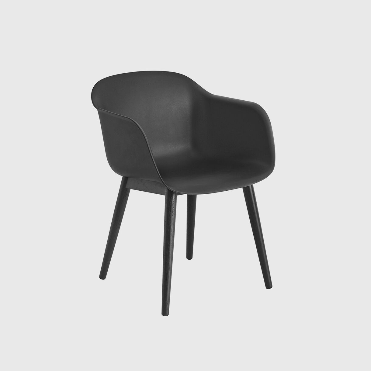 Fiber Armchair, Black