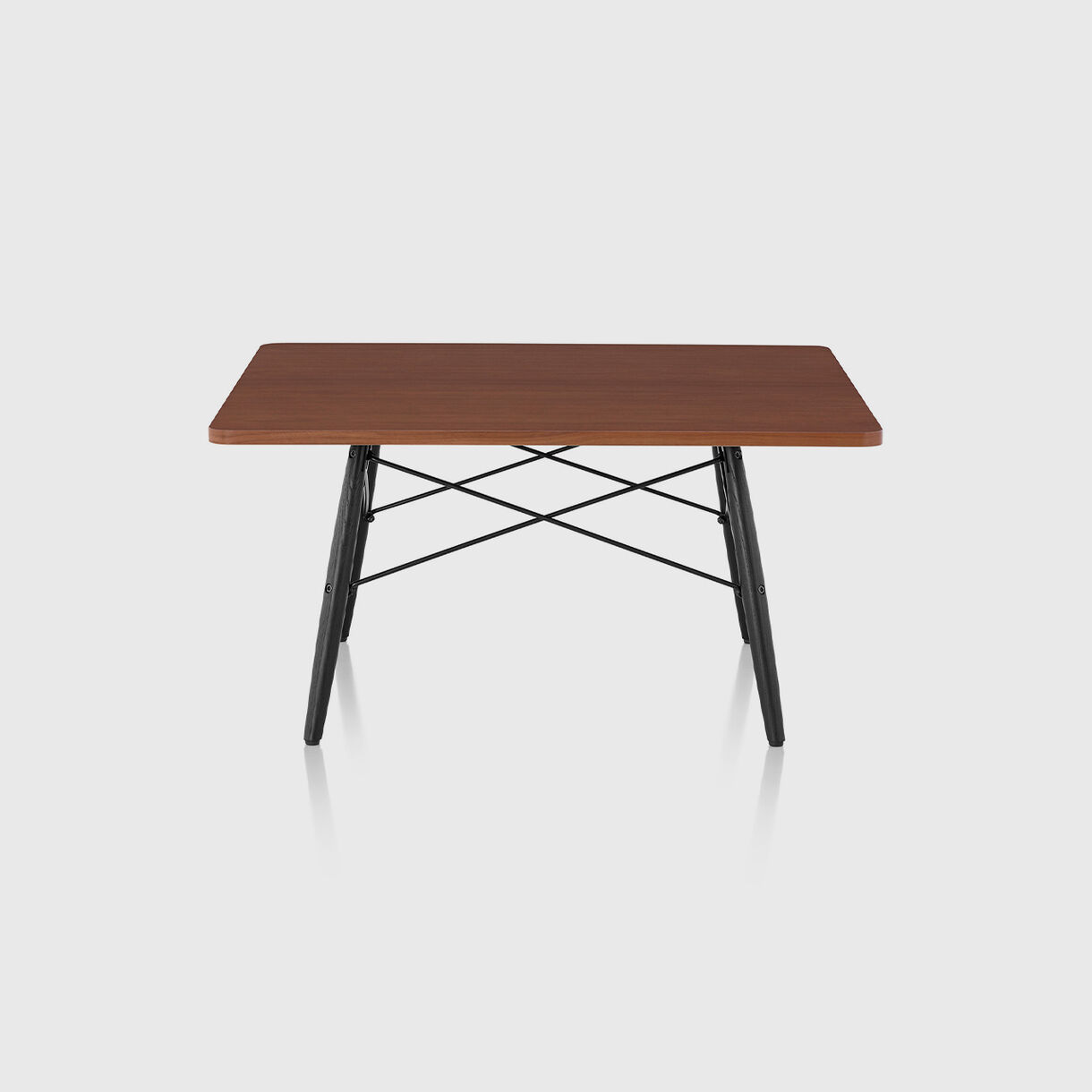 Eames Coffee Table, Walnut, Ebony & Black
