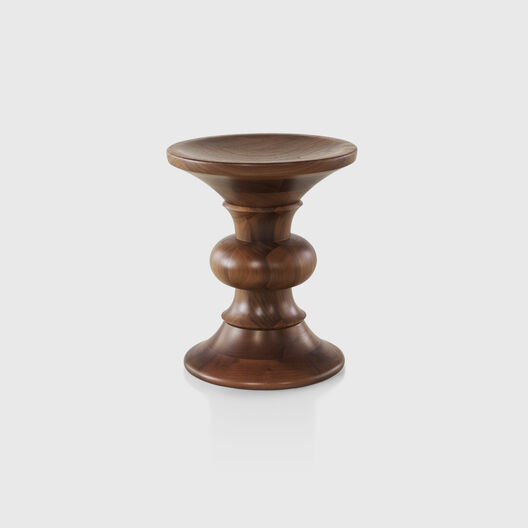 Eames&reg; Turned Stool, Walnut
