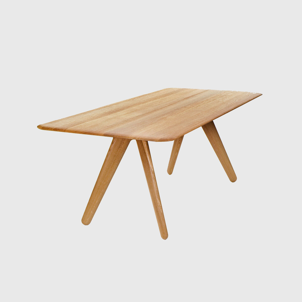 Slab Table, Natural Oak