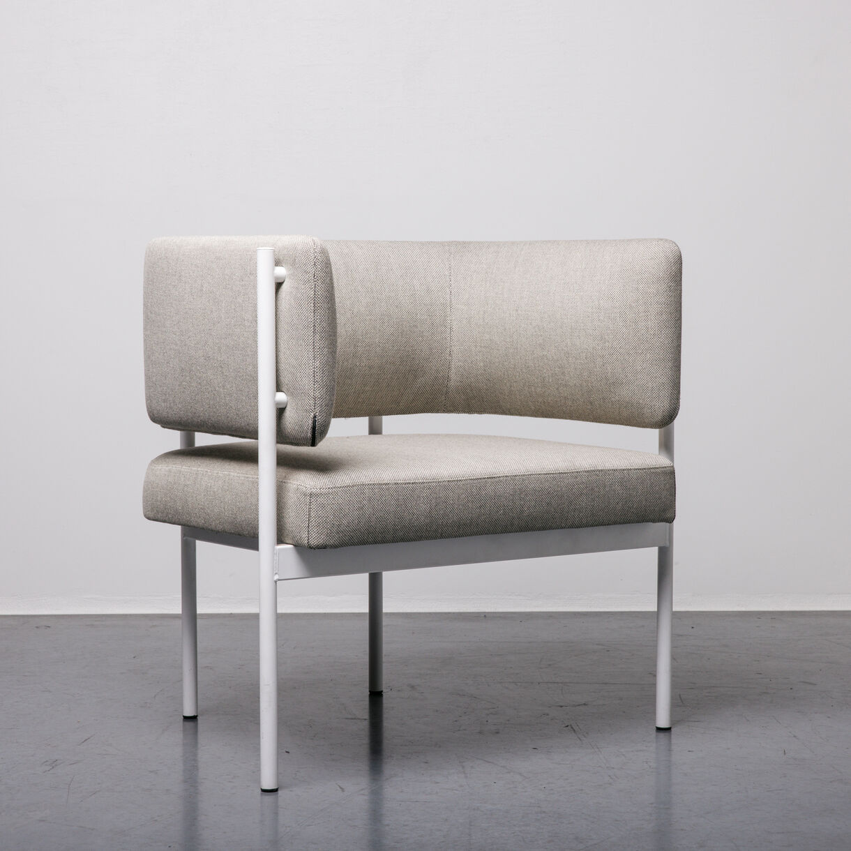 Crescent Armchair, White