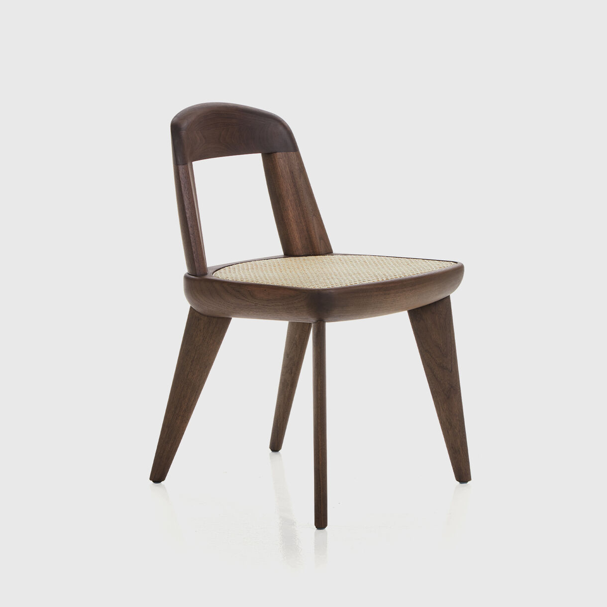 Brutus Chair, Walnut & Vienna Cane
