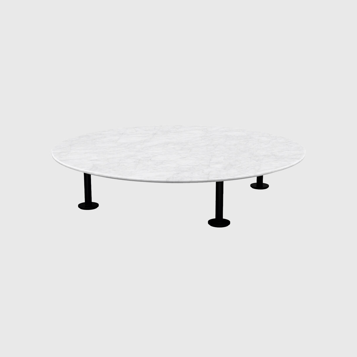 Grasshopper Coffee Table, Satin Statuarietto, Black
