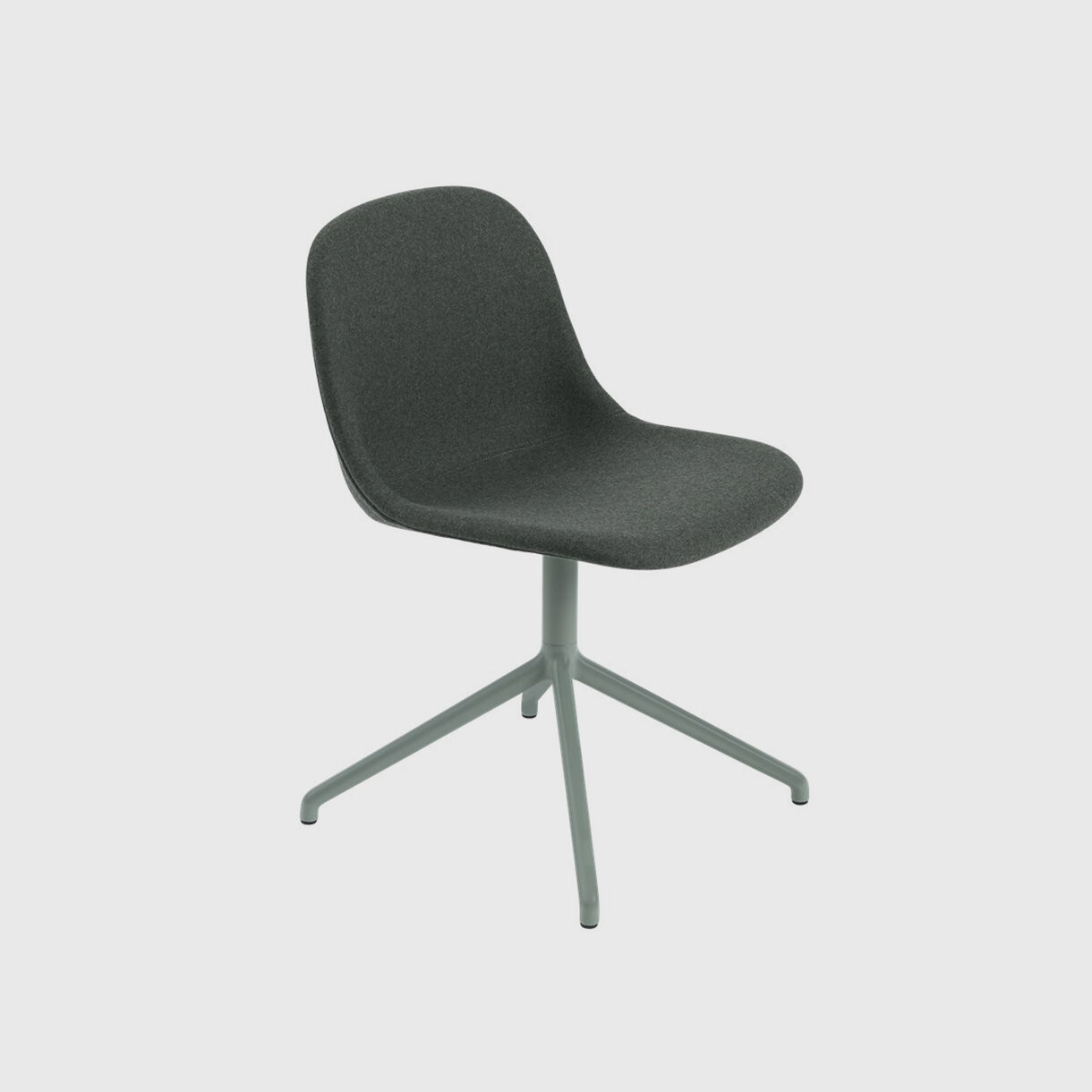 Fiber Side Chair, Swivel Base with 4 Star Base