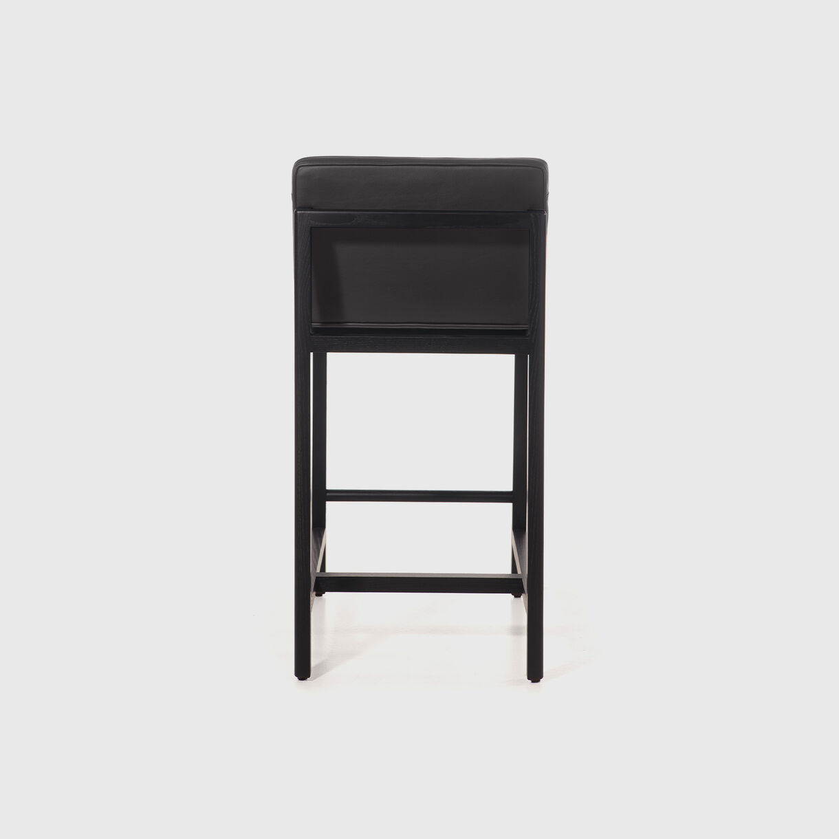 Wood Frame Stool, Counter, Ebonized Ash (A-EB), Coach, Black (99999)