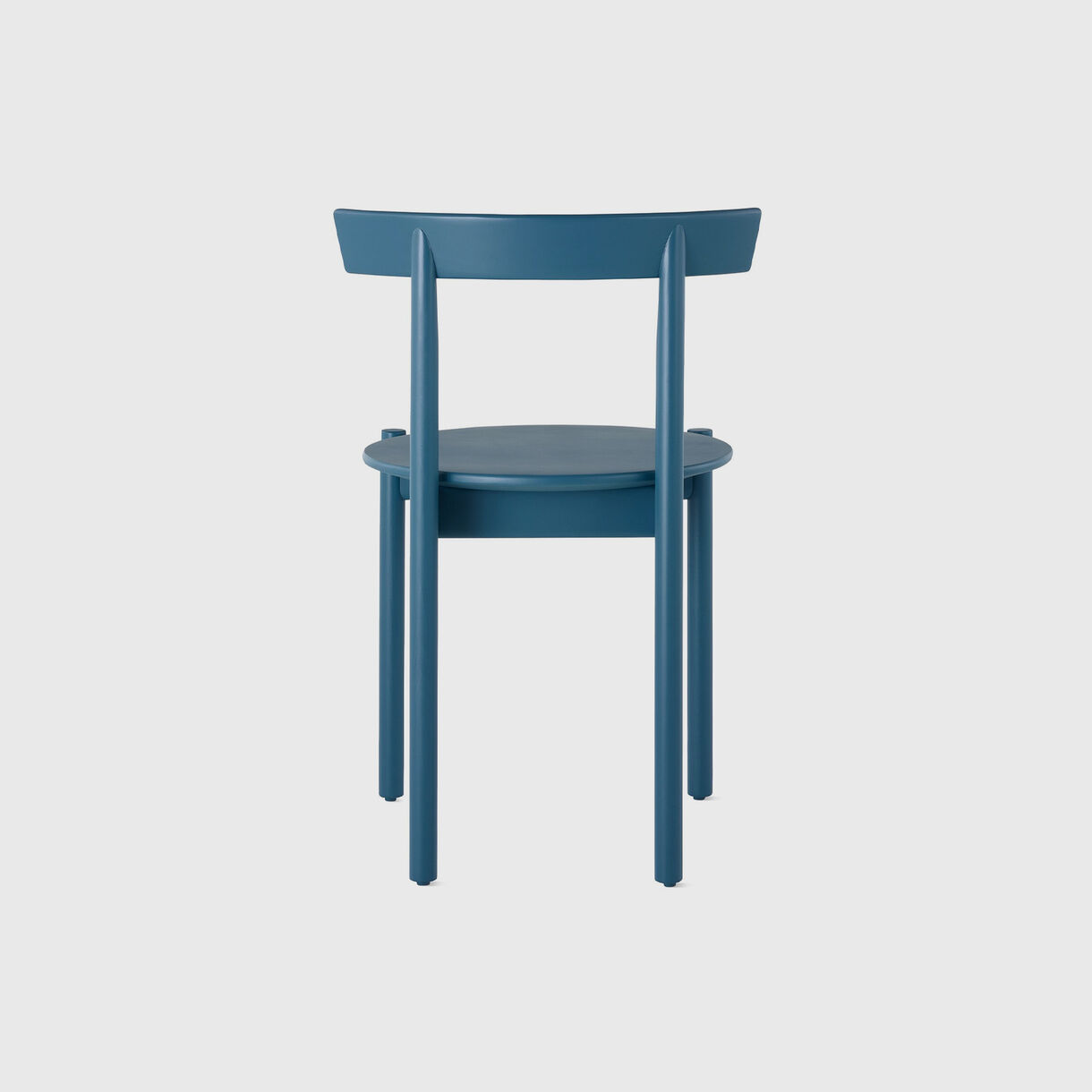 Comma Chair, Blue Stained Beech