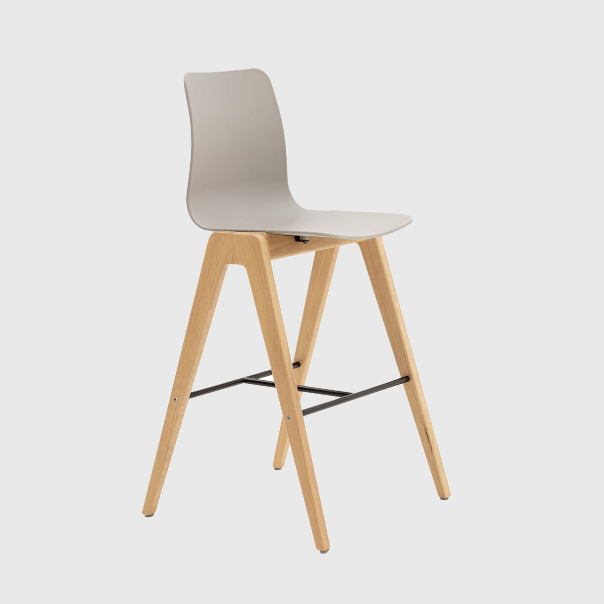 Polly Stool, Wood Base