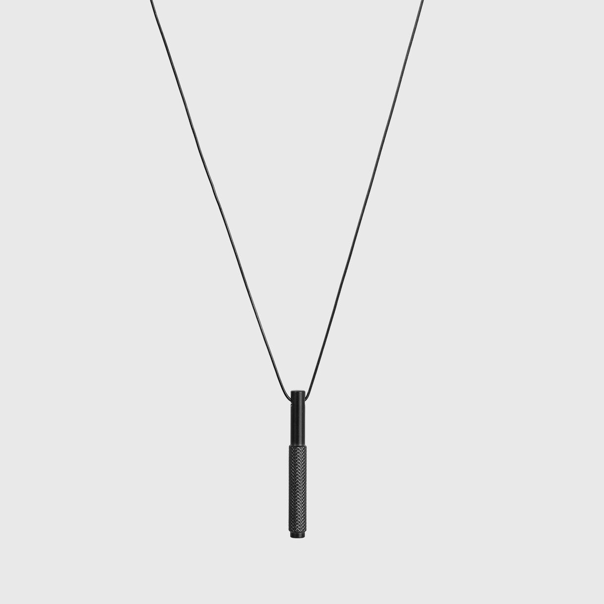 Vertical Necklace, Black