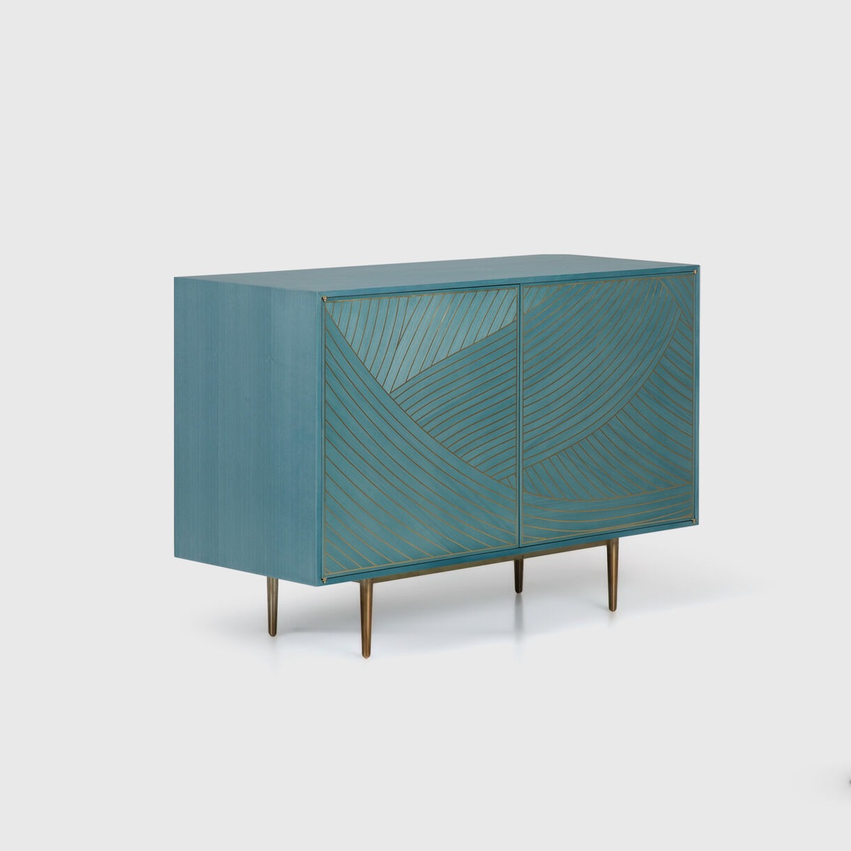 2-Door Dhow Cabinet in Teal