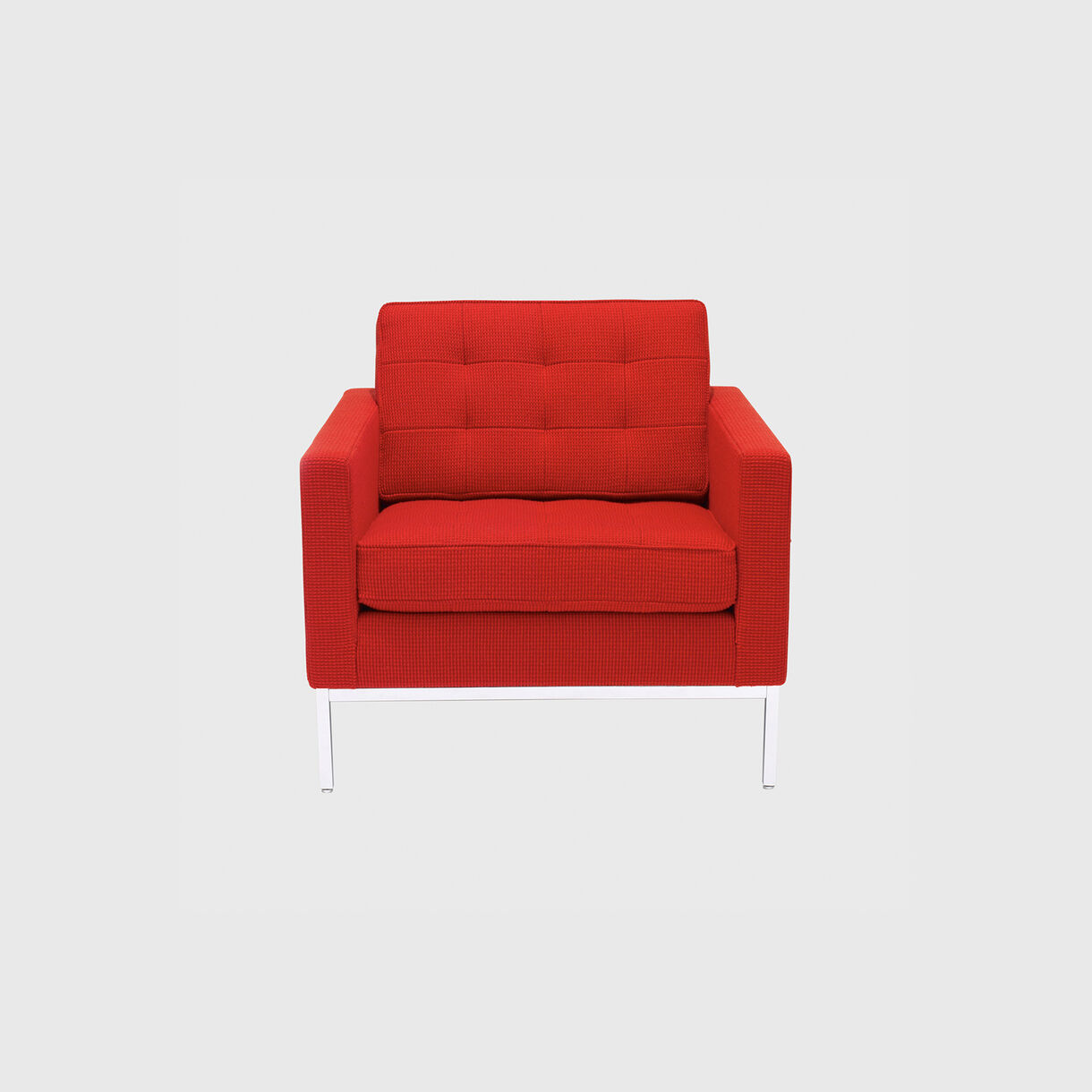 Florence Knoll Lounge Chair, Red