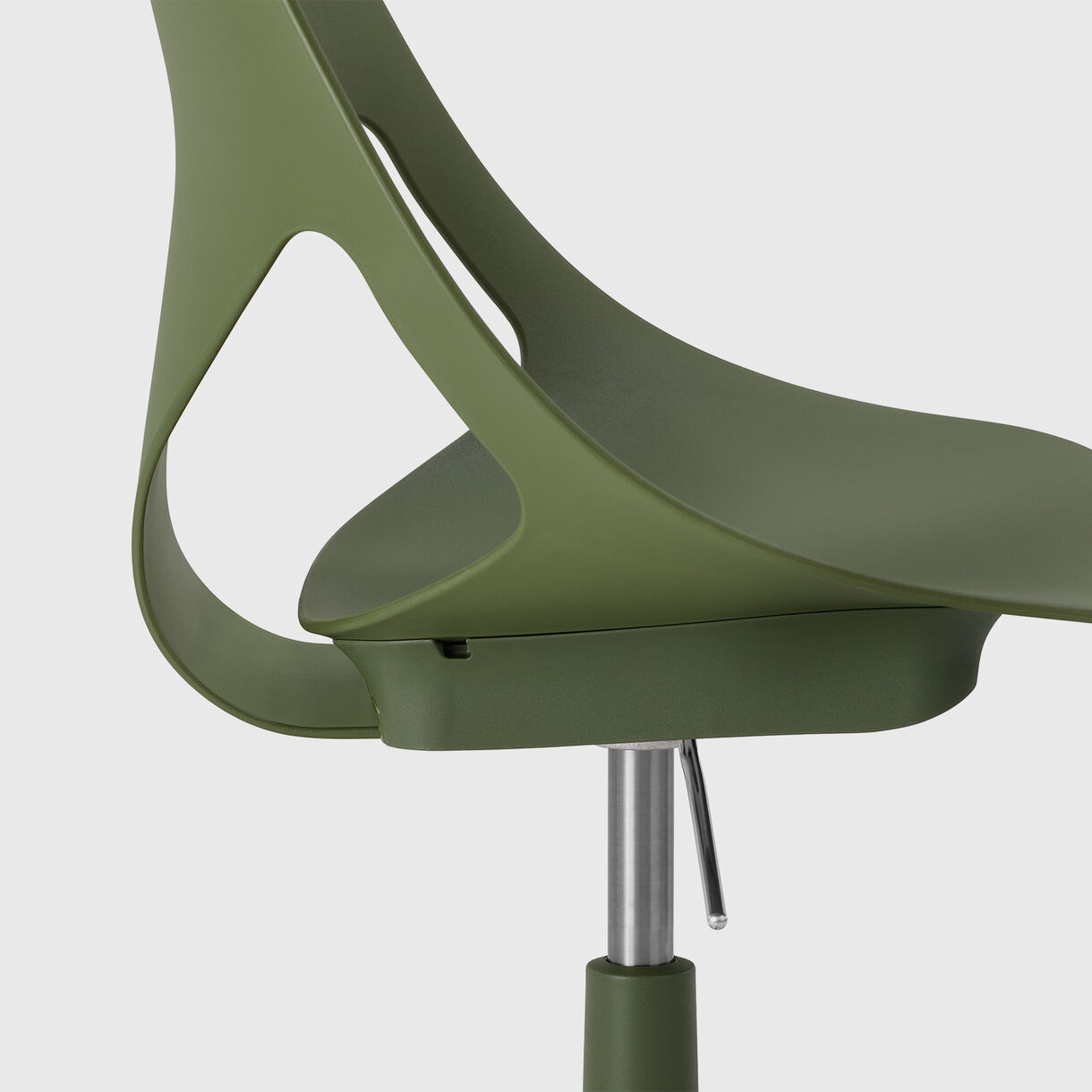 Zeph Multipurpose Stool, No Arms, Olive