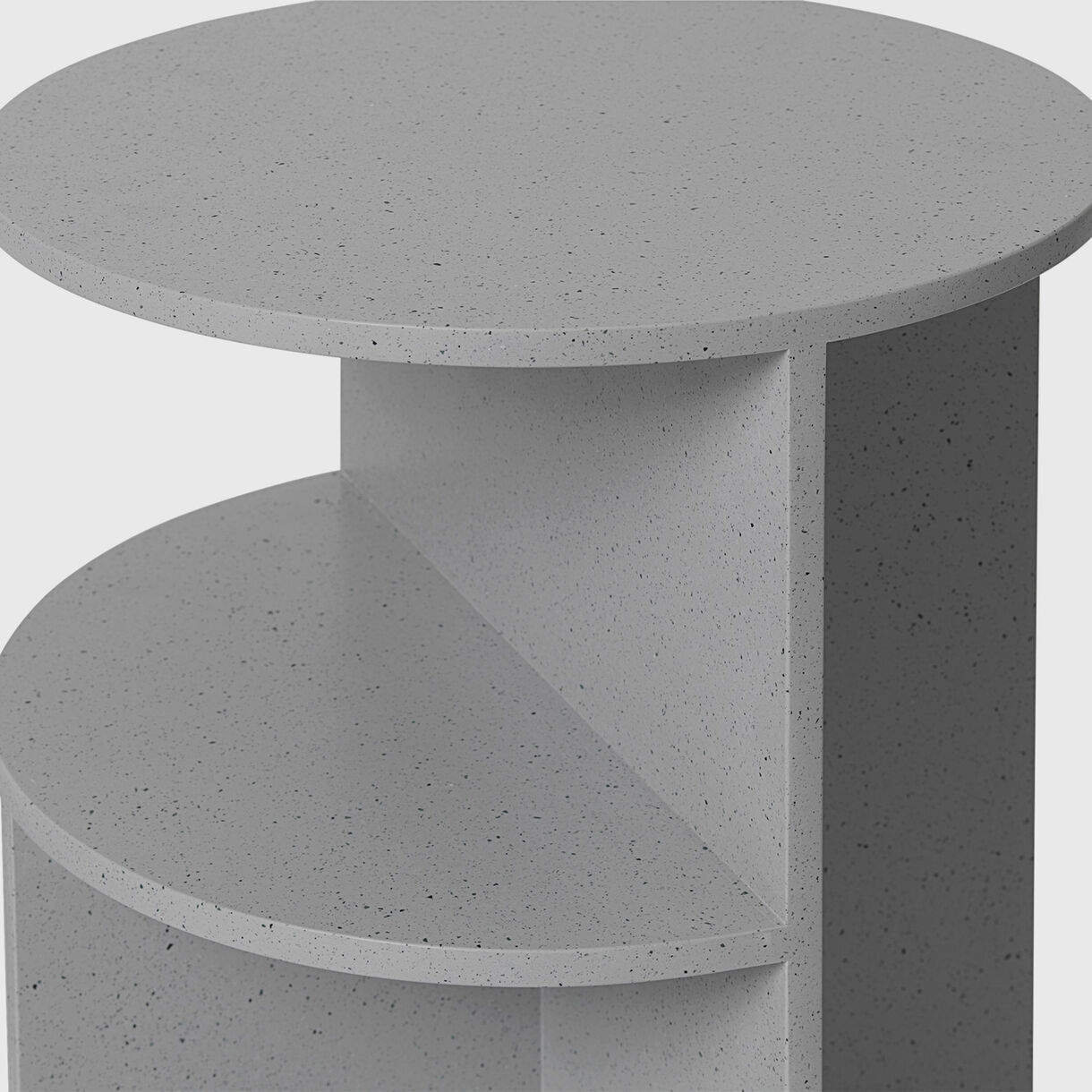 Halves Side Table, Grey