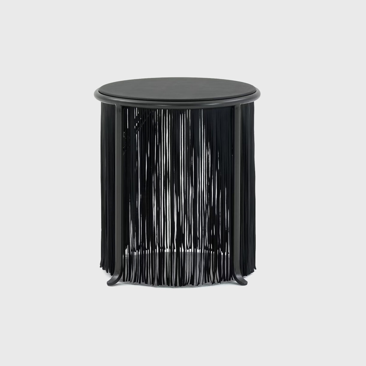 Dozie Kanu Side Table, Black, Front