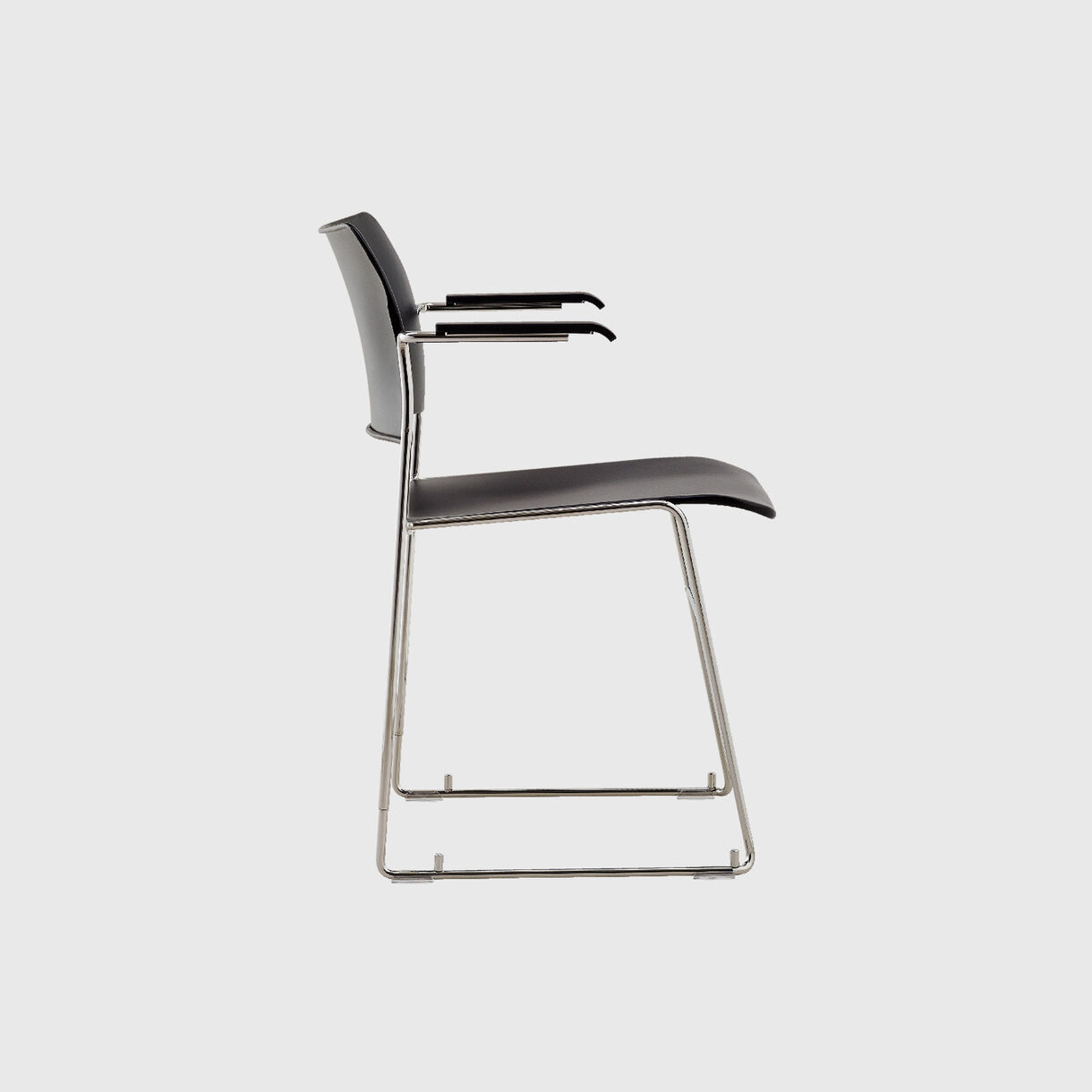 40/4 Armchair, Black Chrome