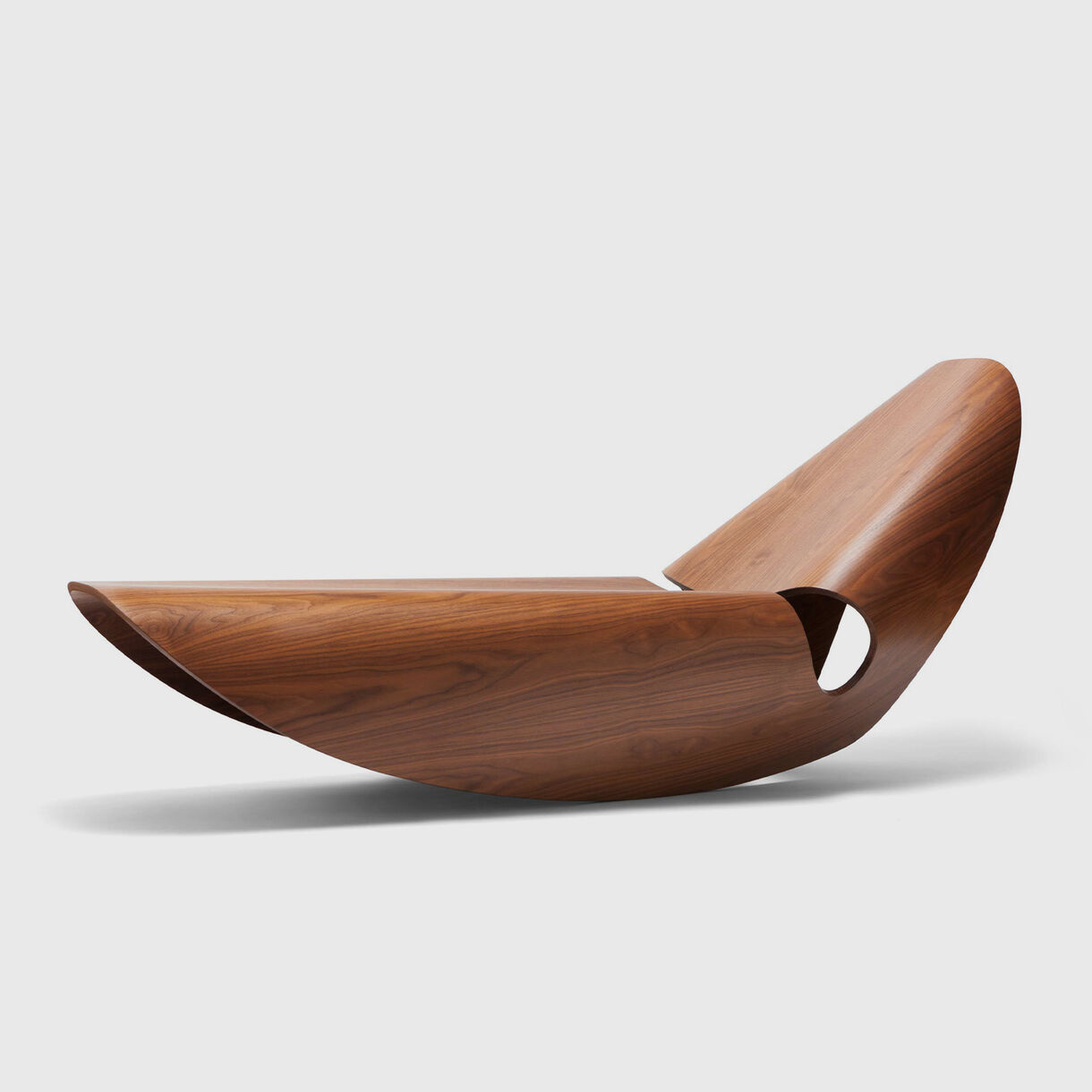 Cowrie Rocker, Walnut