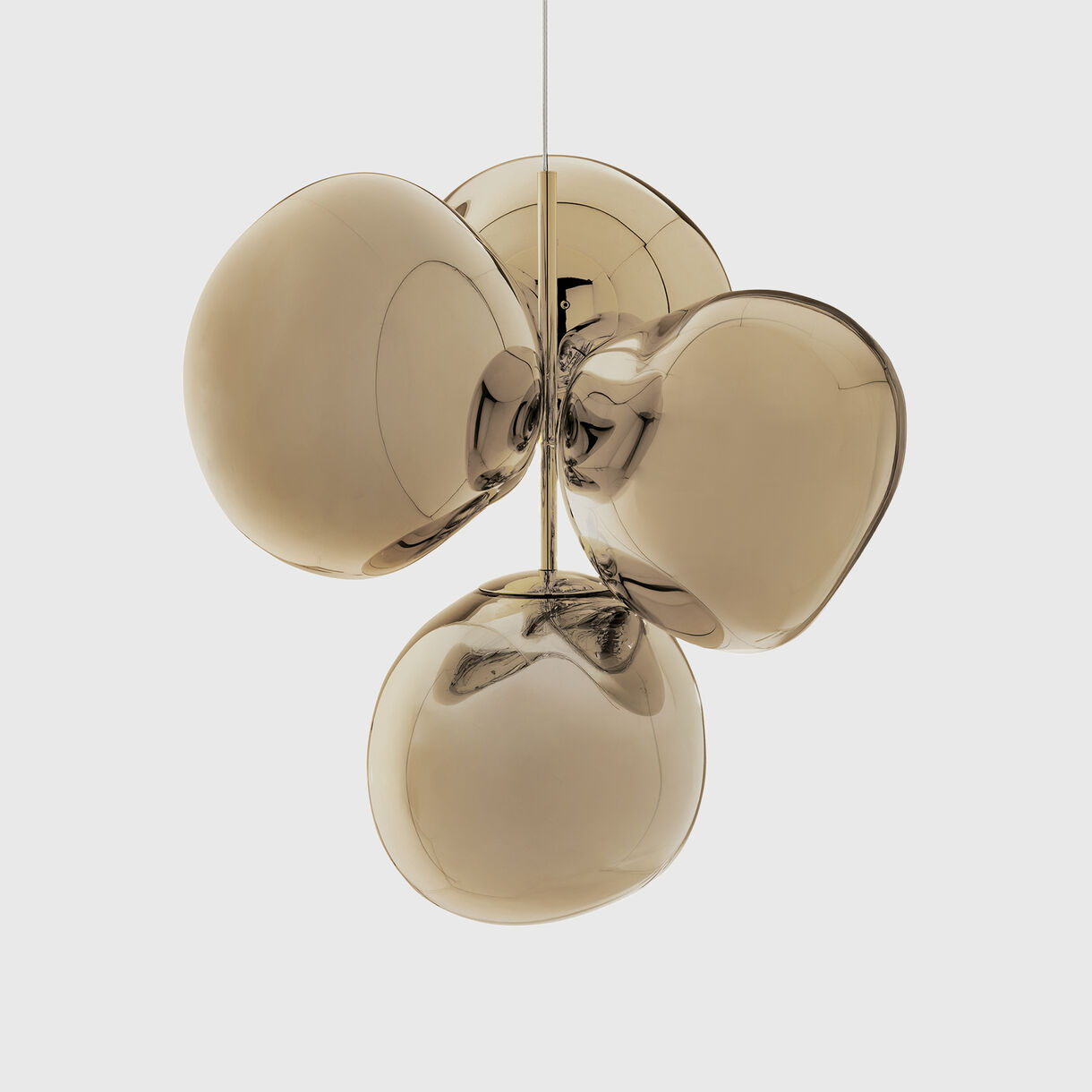 Melt Chandelier, Small, Bronze