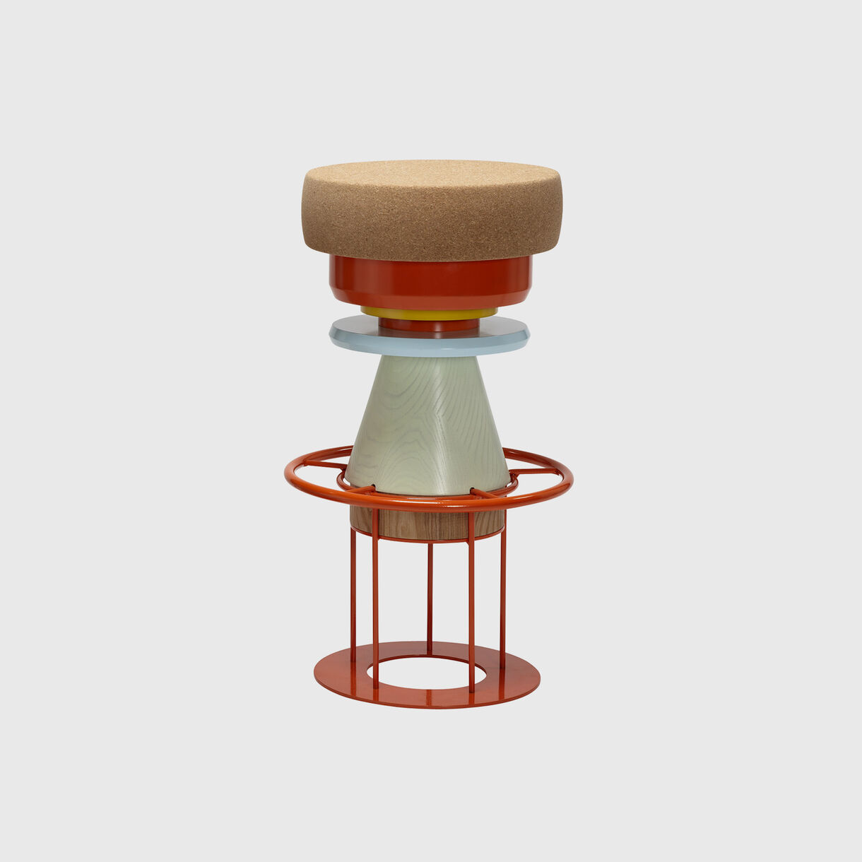 Tembo Stool, High, Multi Coloured