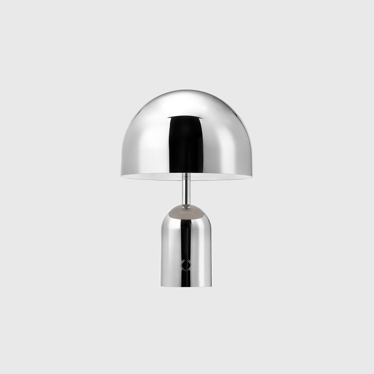 Bell Portable Table Lamp, Chrome