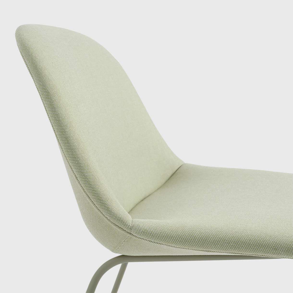 Fiber Soft Lounge Chair, Dusty Green Delta 26