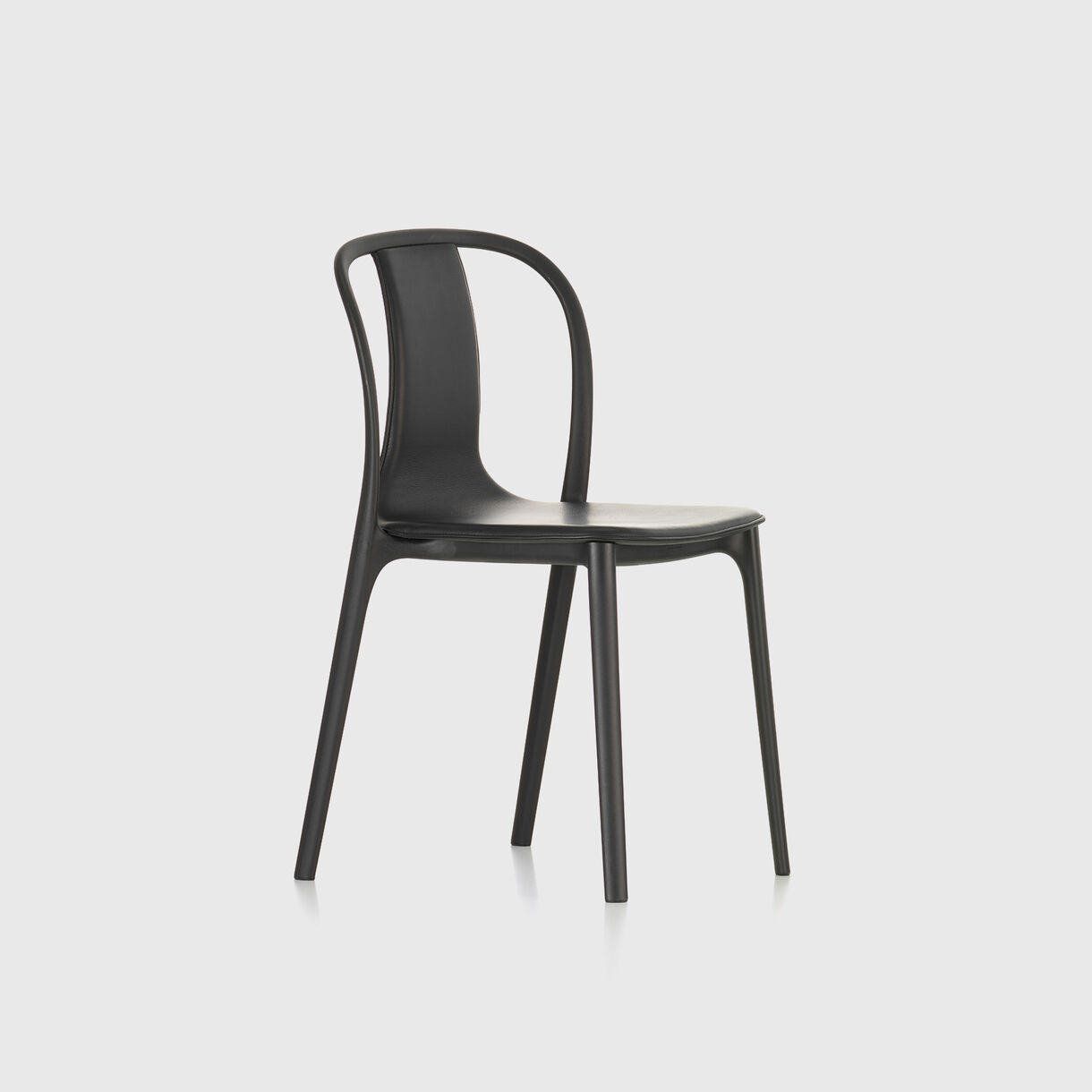 Belleville Chair, Black Leather