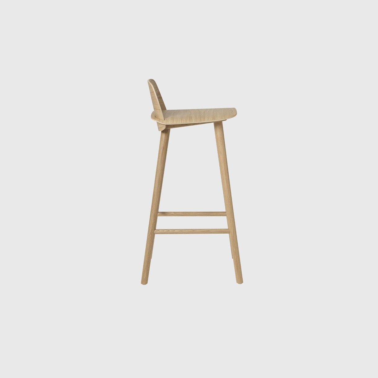 Nerd Bar Stool, Oak