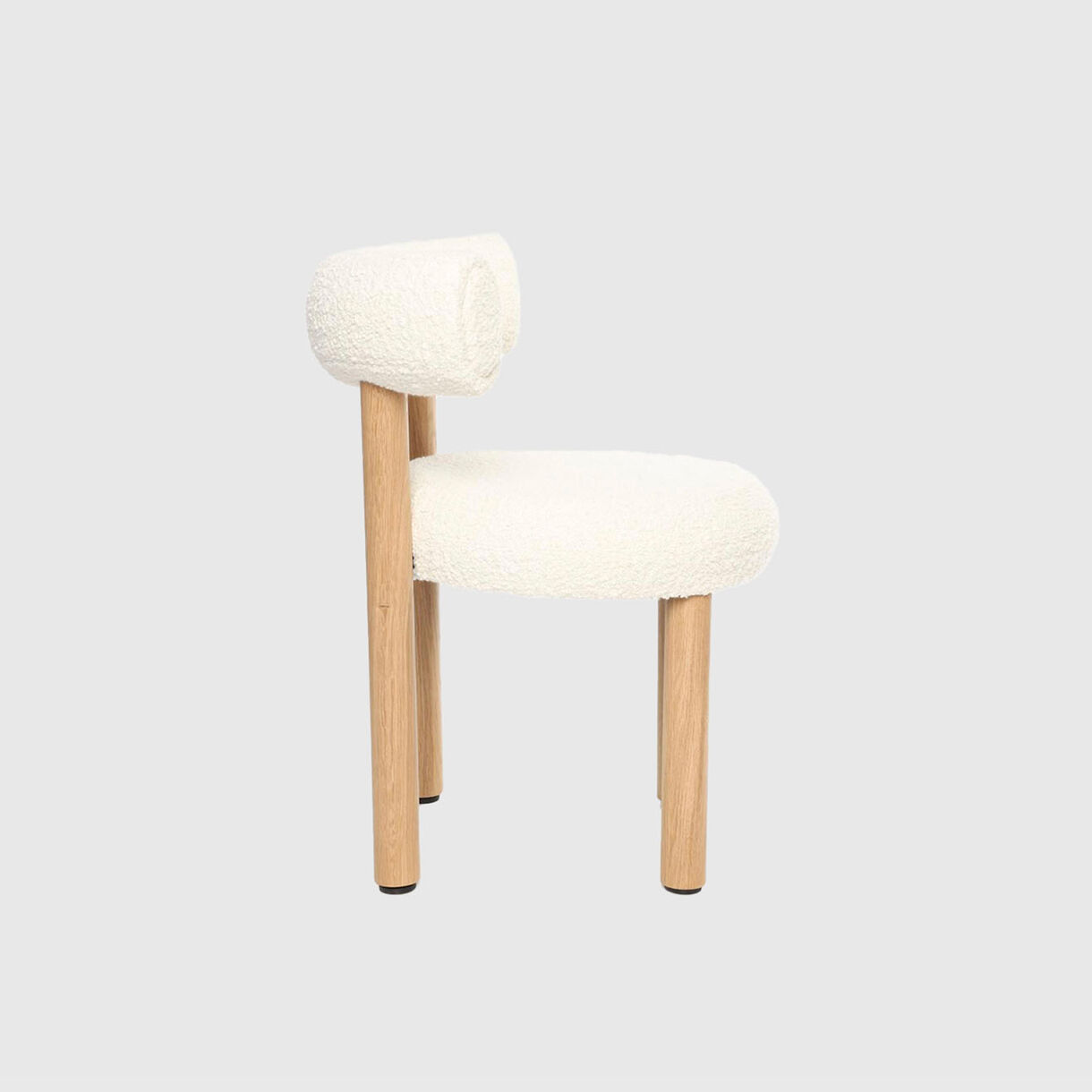 Fat Dining Chair, Elle 200 Natural Oak