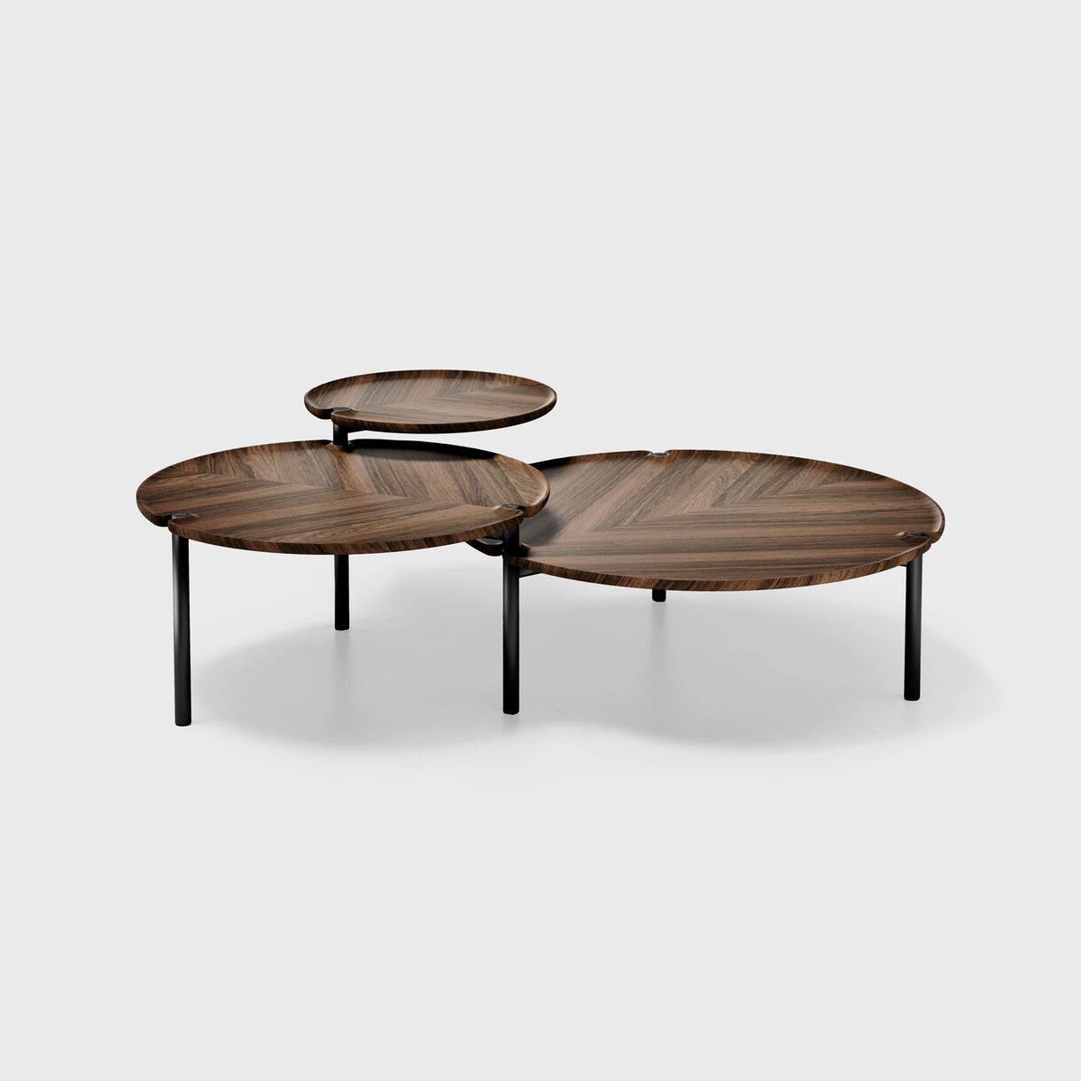 Leaf Coffee Table, Walnut Black