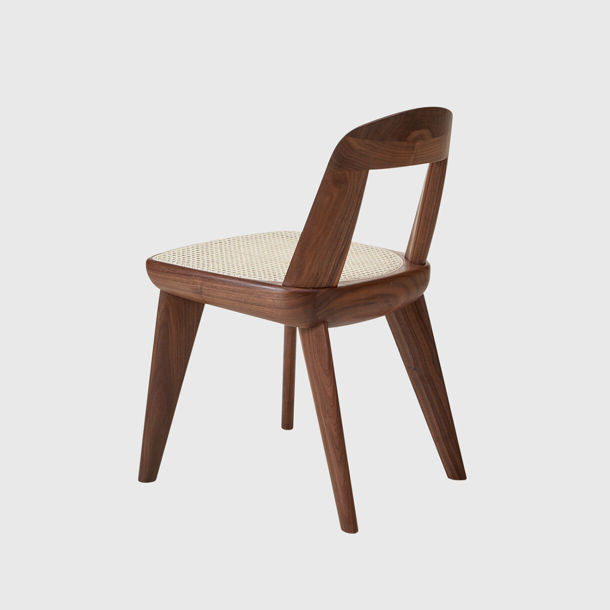 Brutus Chair, Walnut & Vienna Cane