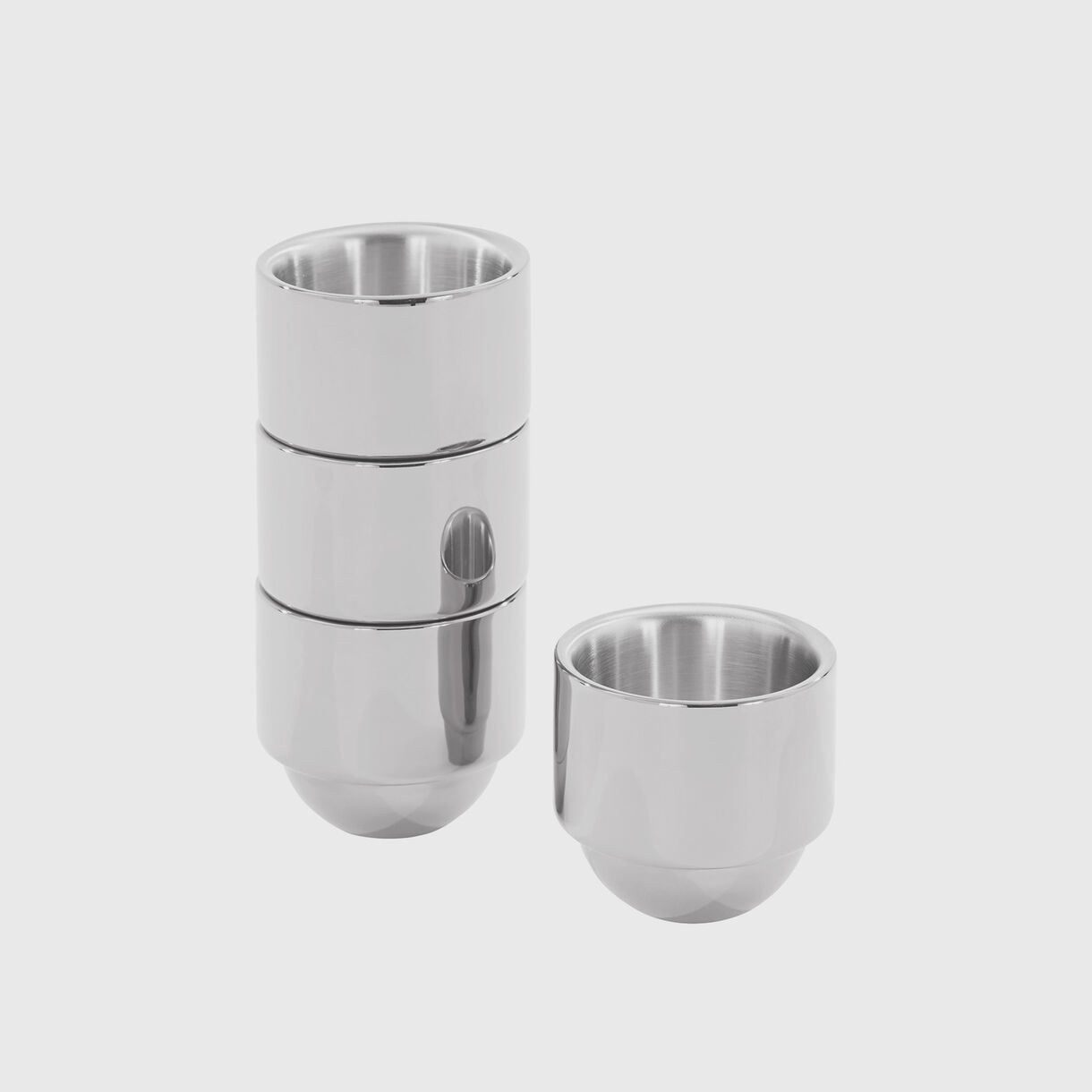 Brew Espresso Cups, Chrome